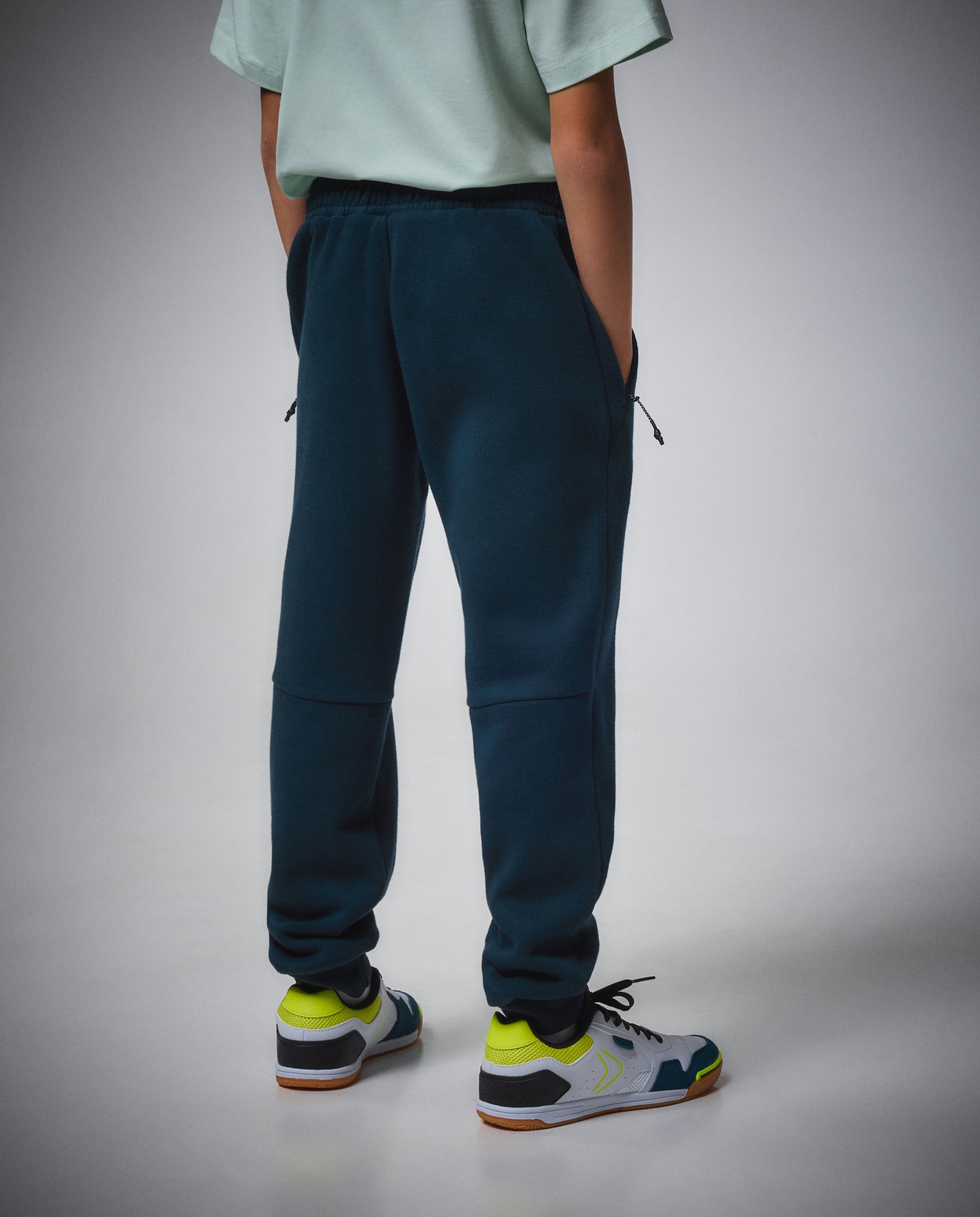 Pantalón con puño cálido sportcasual de niño Boomerang - 530 Verde oscuro 530 Verde oscuro-3