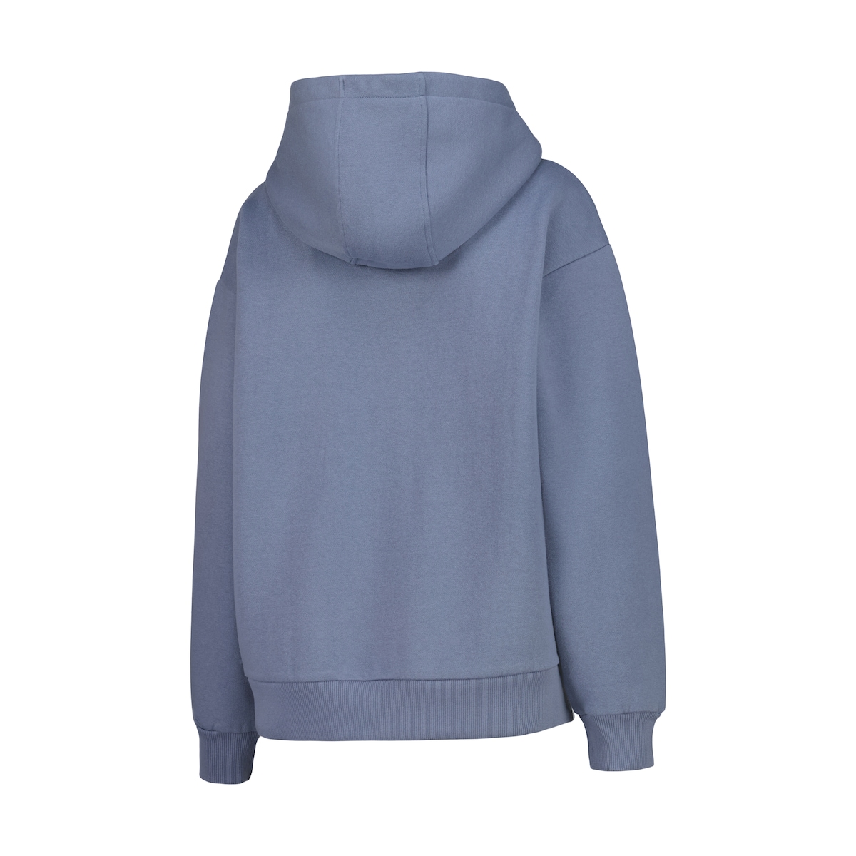 Sweatshirt Aberta Quente com Capuz Sportcasual de Mulher Azul-5