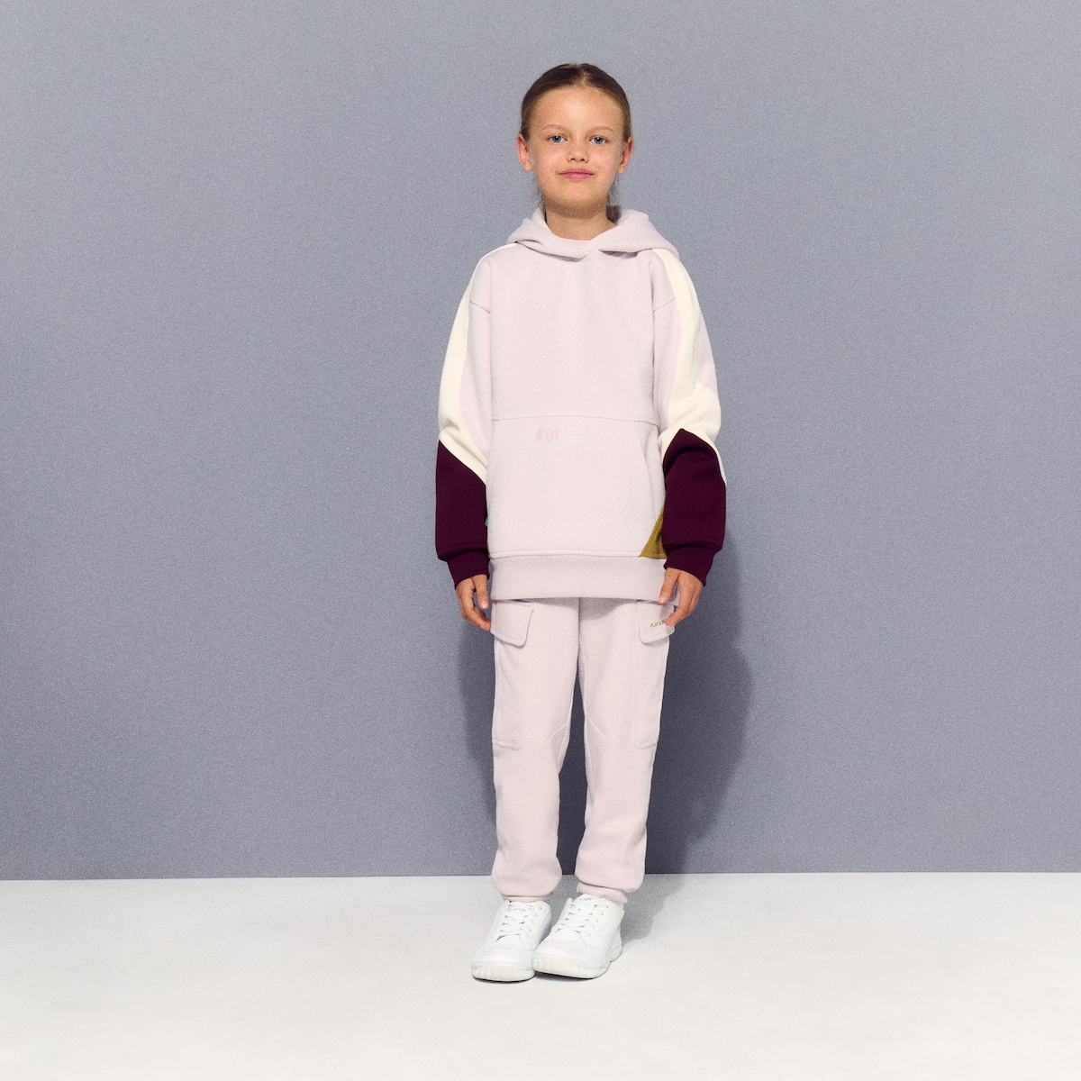 Sweatshirt Quente com Capuz Sportcasual de Menina Buganvília-2