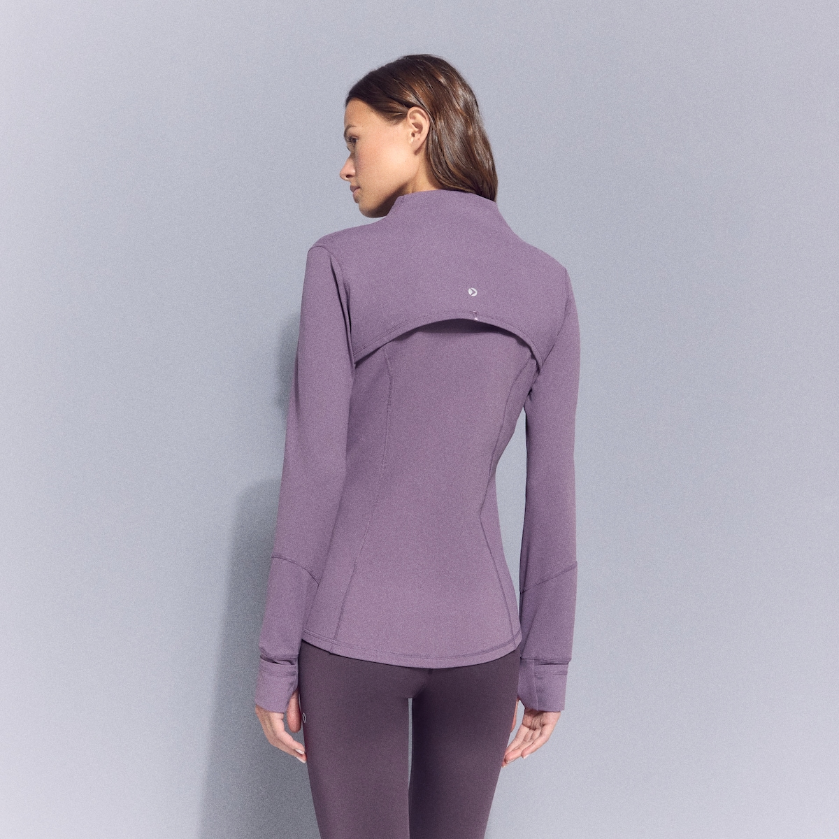 Casaco de Training de Mulher Malva-3