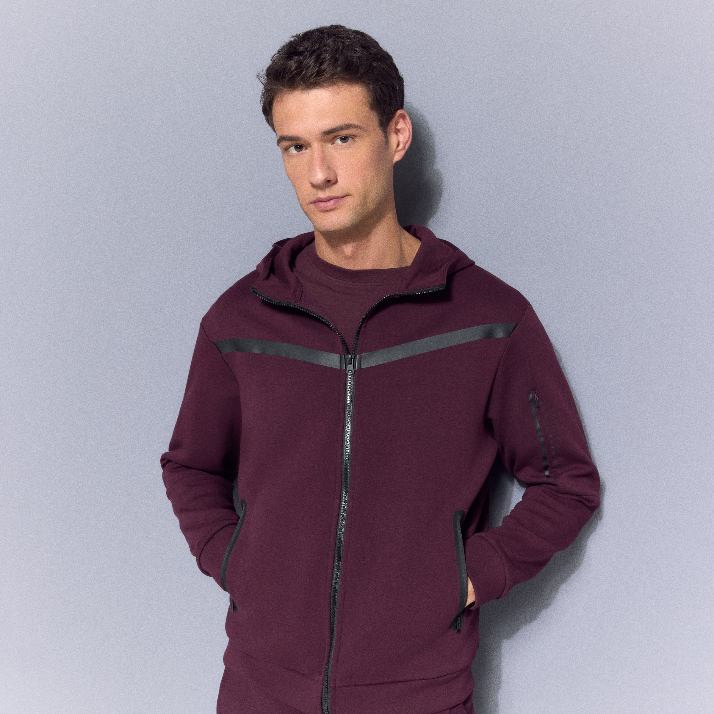 Imagem 0 de Sweatshirt Aberta com Capuz Sportcasual de Homem