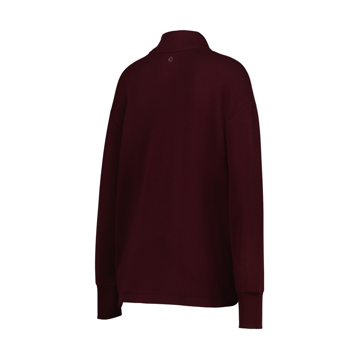 Sweatshirt Aberta de Viscose com Capuz Sportcasual de Mulher Vermelho-5