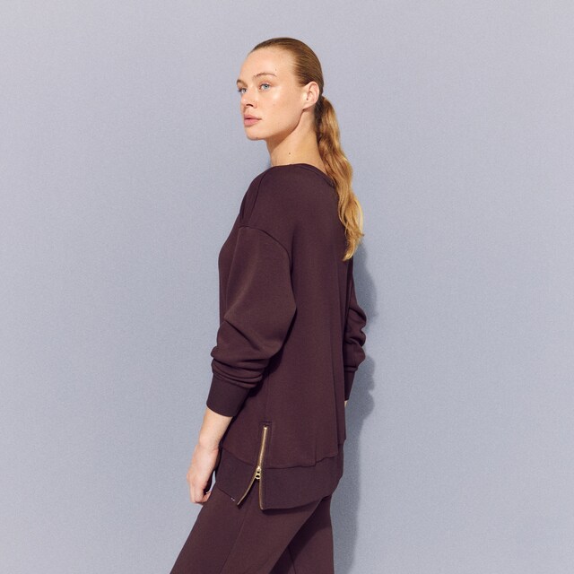 Imagem 0 de Sweatshirt de Decote Redondo em Viscose Sportcasual de Mulher