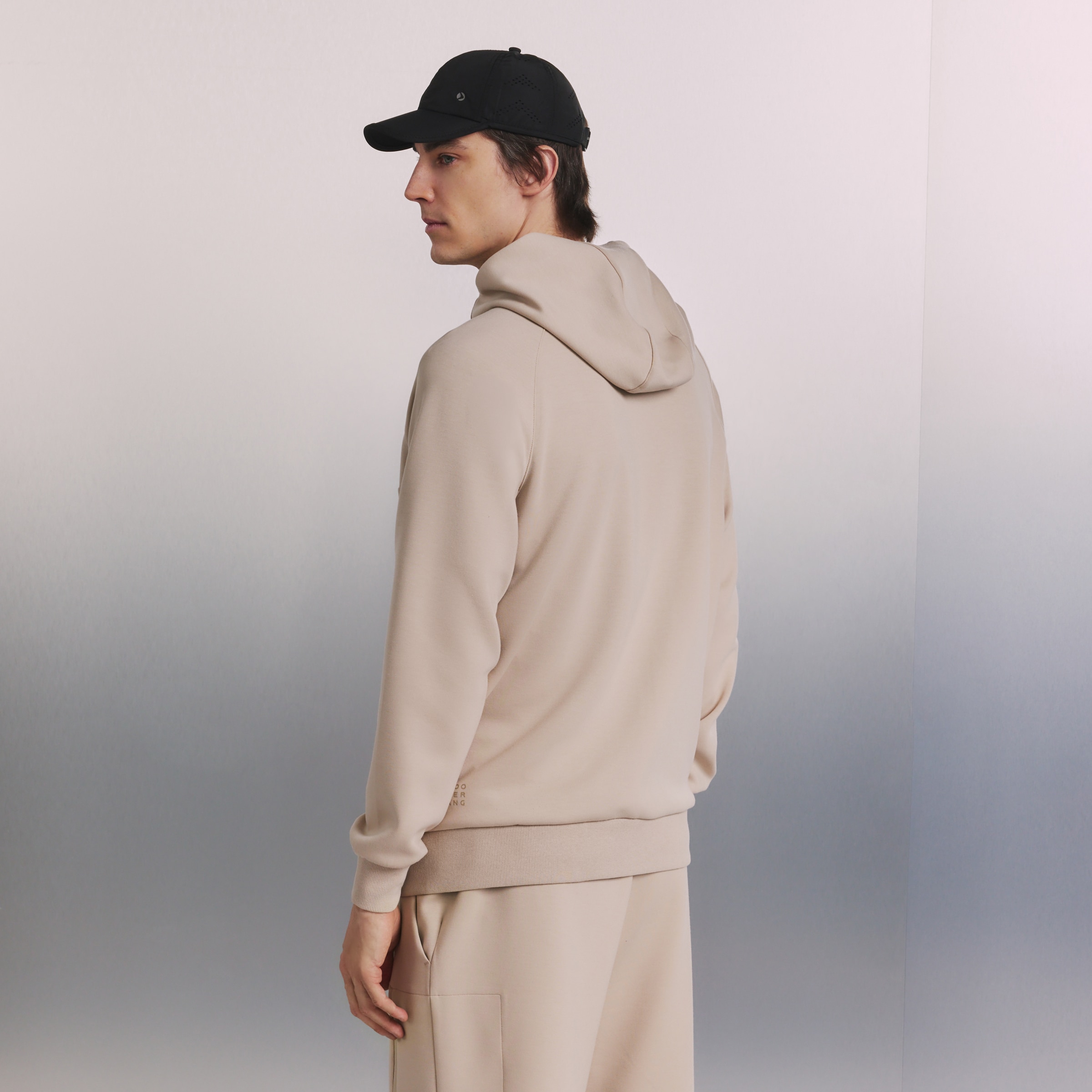 Sweatshirt Aberta de Viscose com Capuz Sportcasual de Homem Camel-4