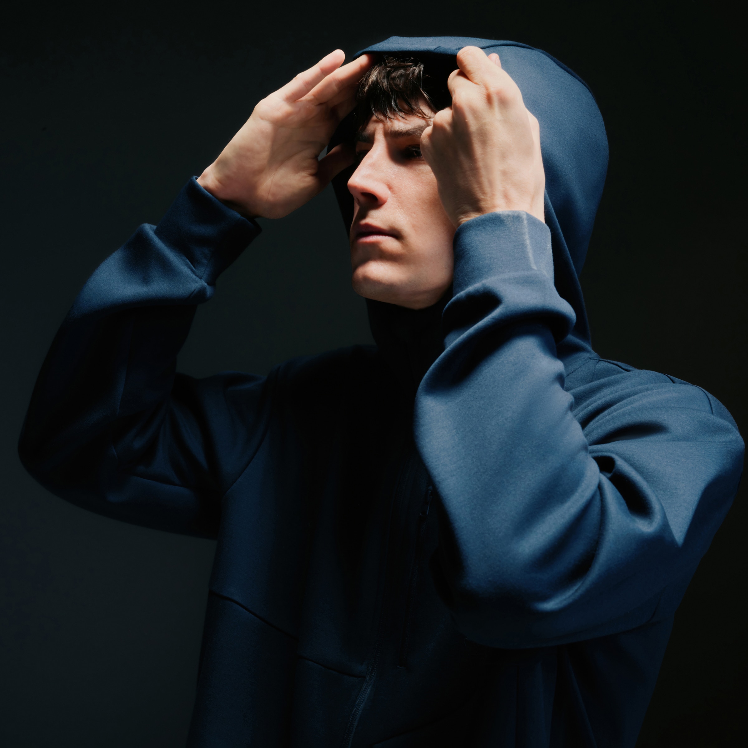 Imagem 0 de Sweatshirt Aberta de Viscose com Capuz Sportcasual de Homem