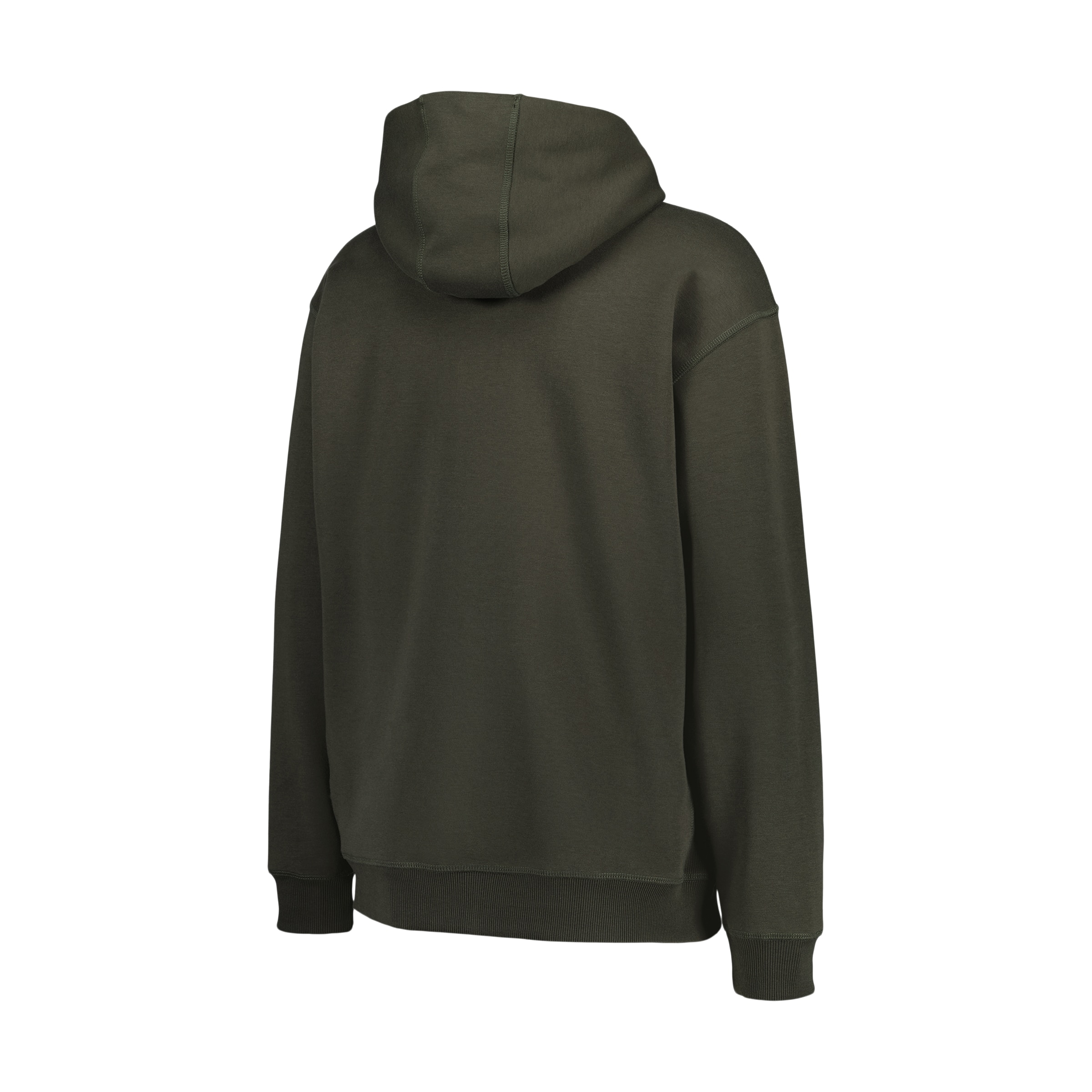 Sweatshirt Aberta com Capuz Sportcasual de Homem Verde-escuro-5