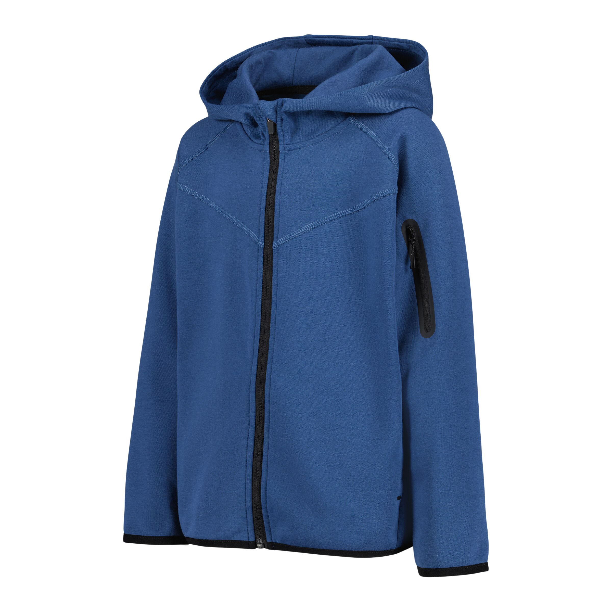 Sweatshirt Aberta com Capuz Sportcasual de Menino Azul-escuro-4