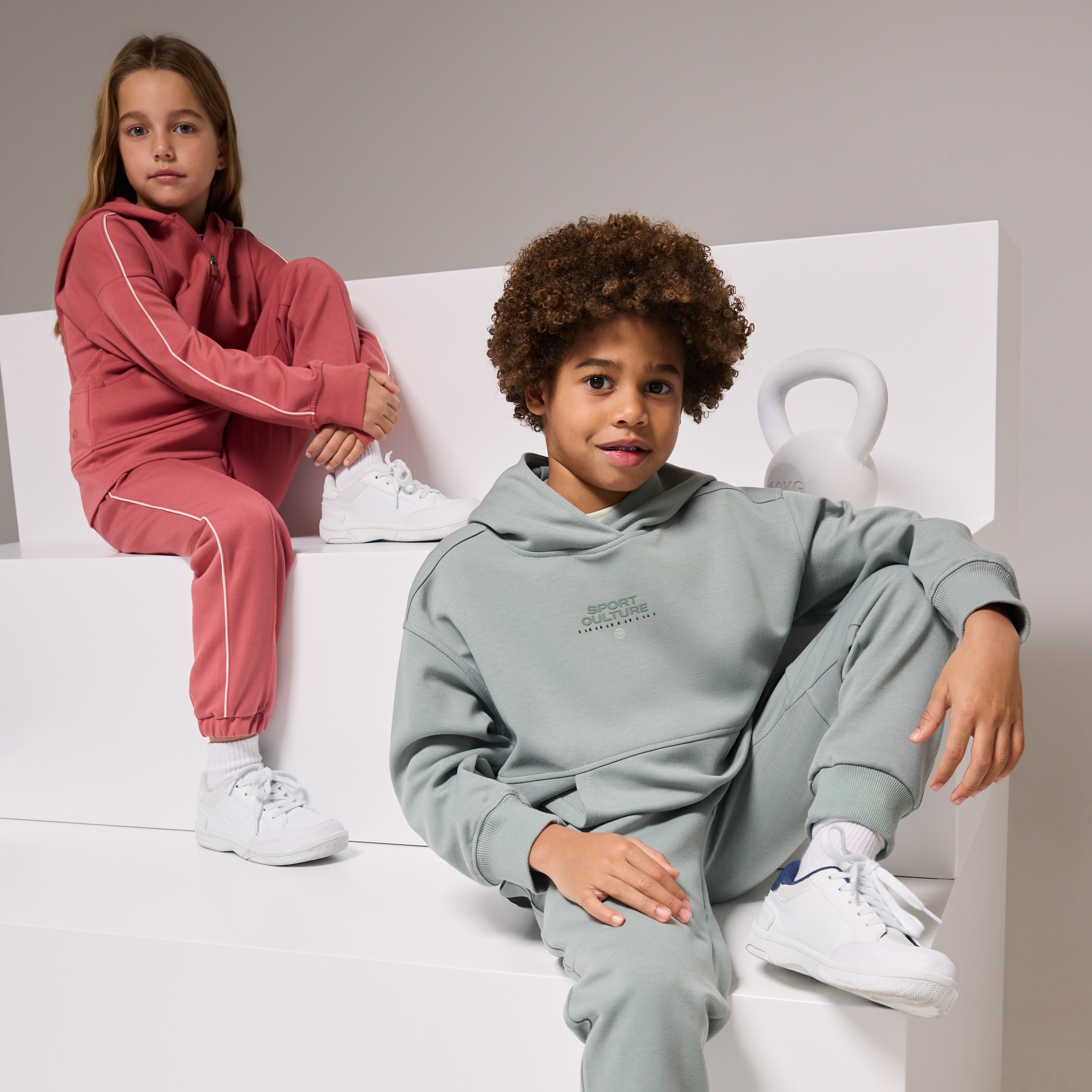 Imagen 0 de Sudadera con capucha Sportcasual de niño Boomerang Verde