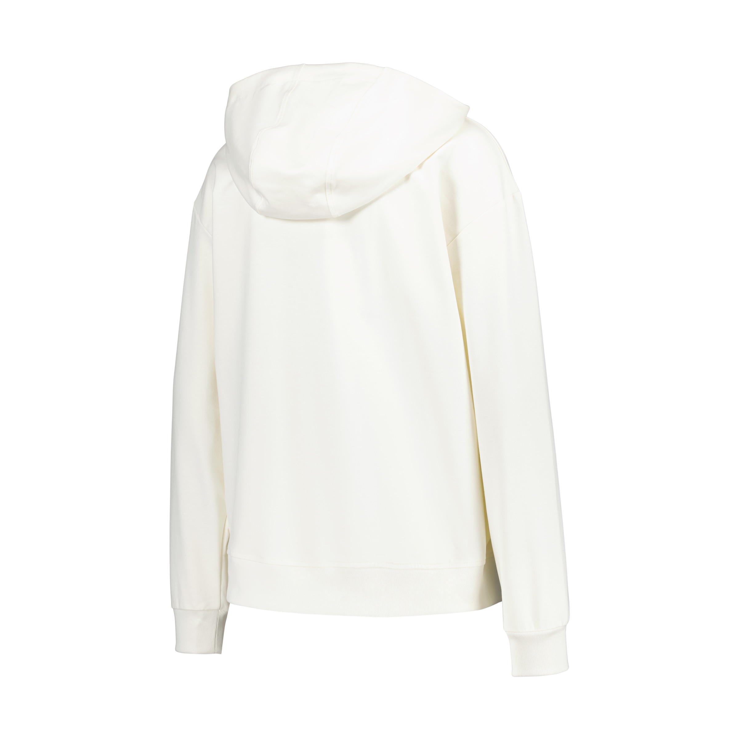 Sweatshirt Hoodie Aberta Sportcasual de Mulher Baunilha-5