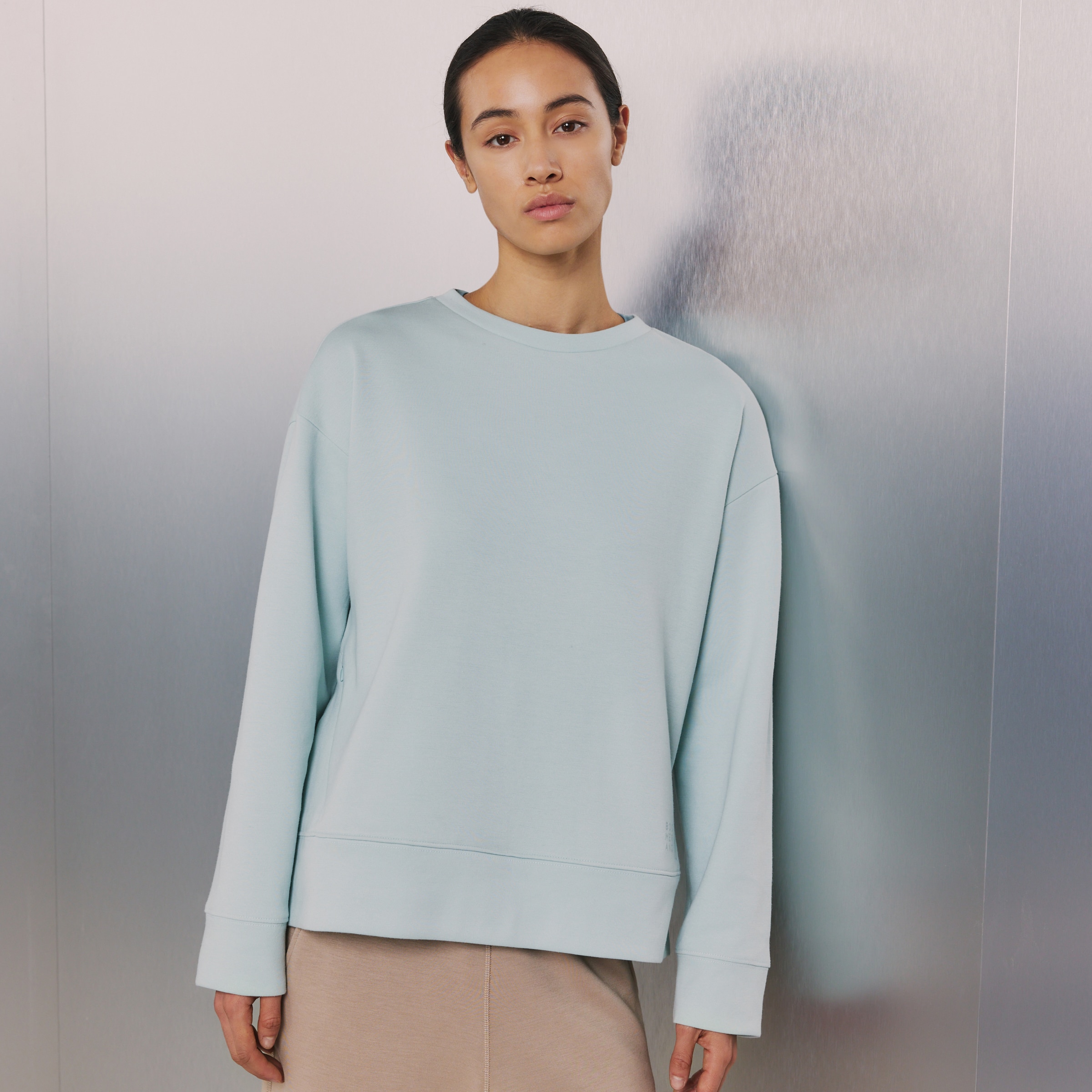 Imagem 0 de Sweatshirt com Decote Redondo Sportcasual de Mulher