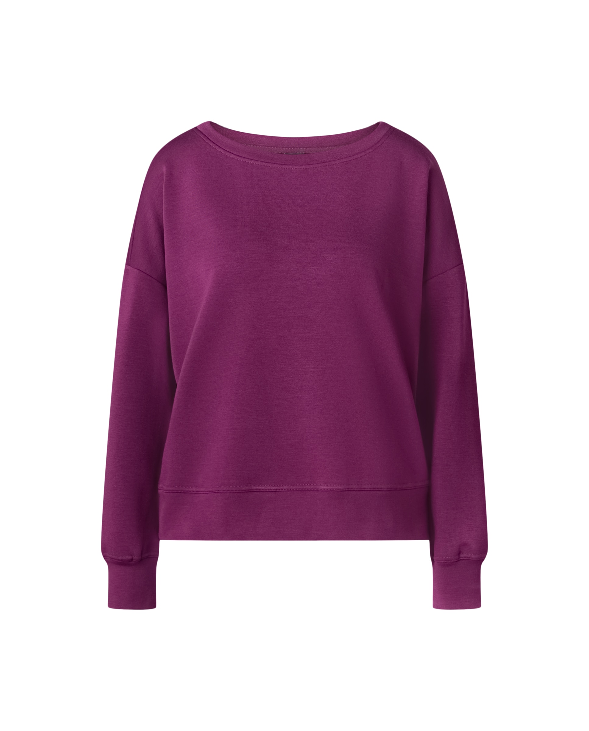 Sudadera cuello caja Modal sportcasual de mujer Boomerang - Burdeos Burdeos-1