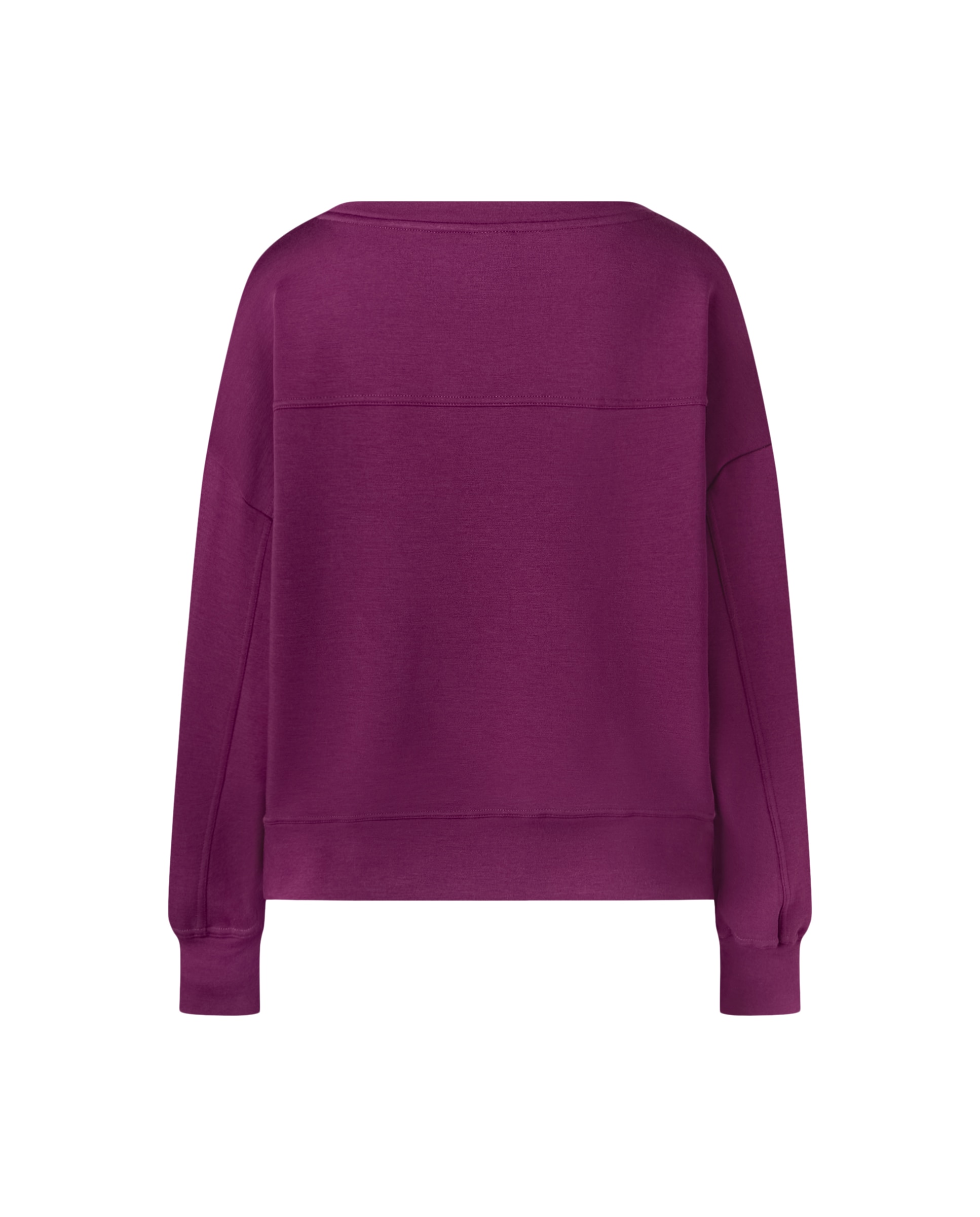 Sudadera cuello caja Modal sportcasual de mujer Boomerang - Burdeos Burdeos-2