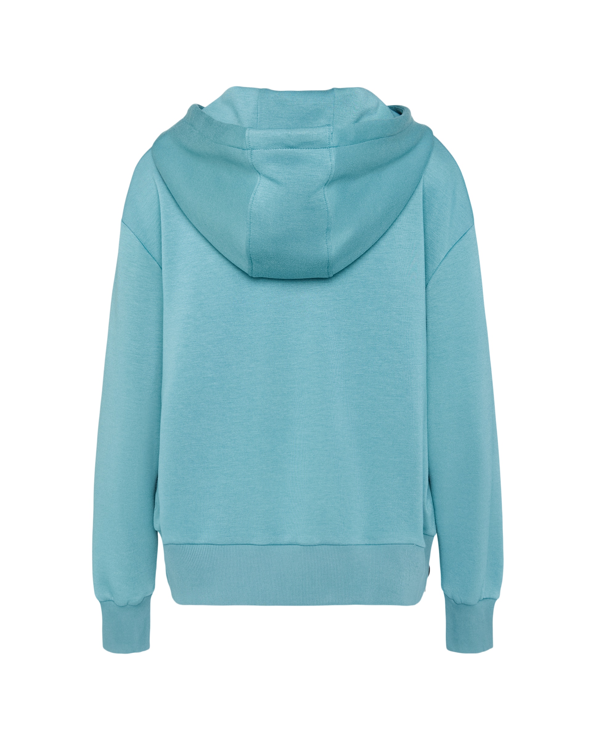 Sweatshirt com Capuz de Viscose Sportcasual de Mulher 450 Turquesa-5