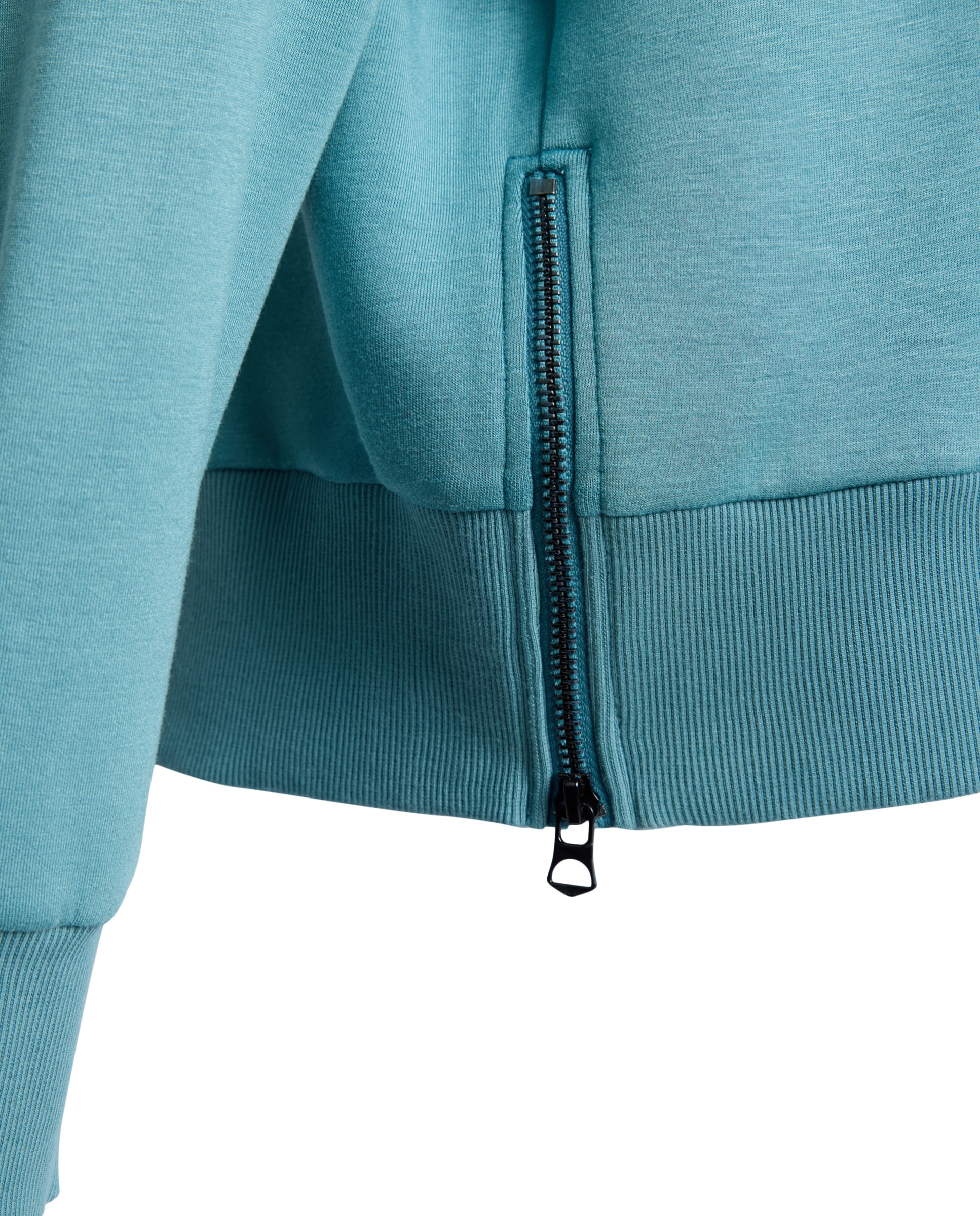 Sweatshirt com Capuz de Viscose Sportcasual de Mulher 450 Turquesa-6