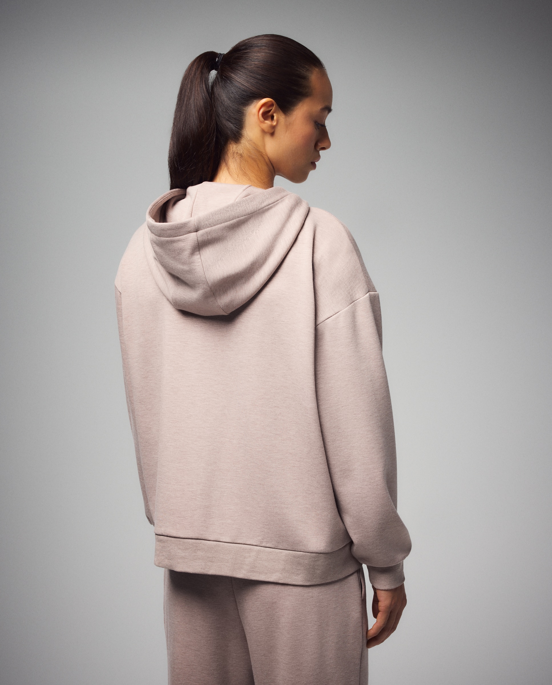 Sudadera abierta de modal con capucha de sportcasual de mujer Boomerang - 730 Camel 730 Camel-3