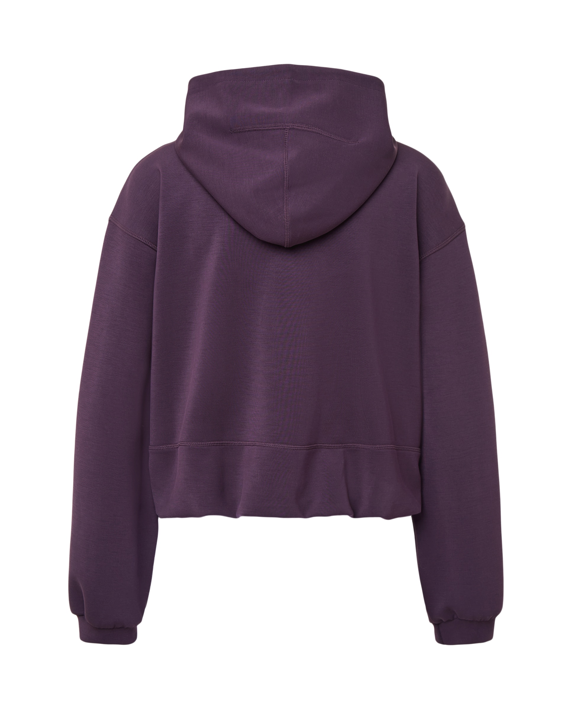 Sudadera abierta con capucha de Modal Sportcasual de mujer Boomerang - 291 Berenjena 291 Berenjena-2