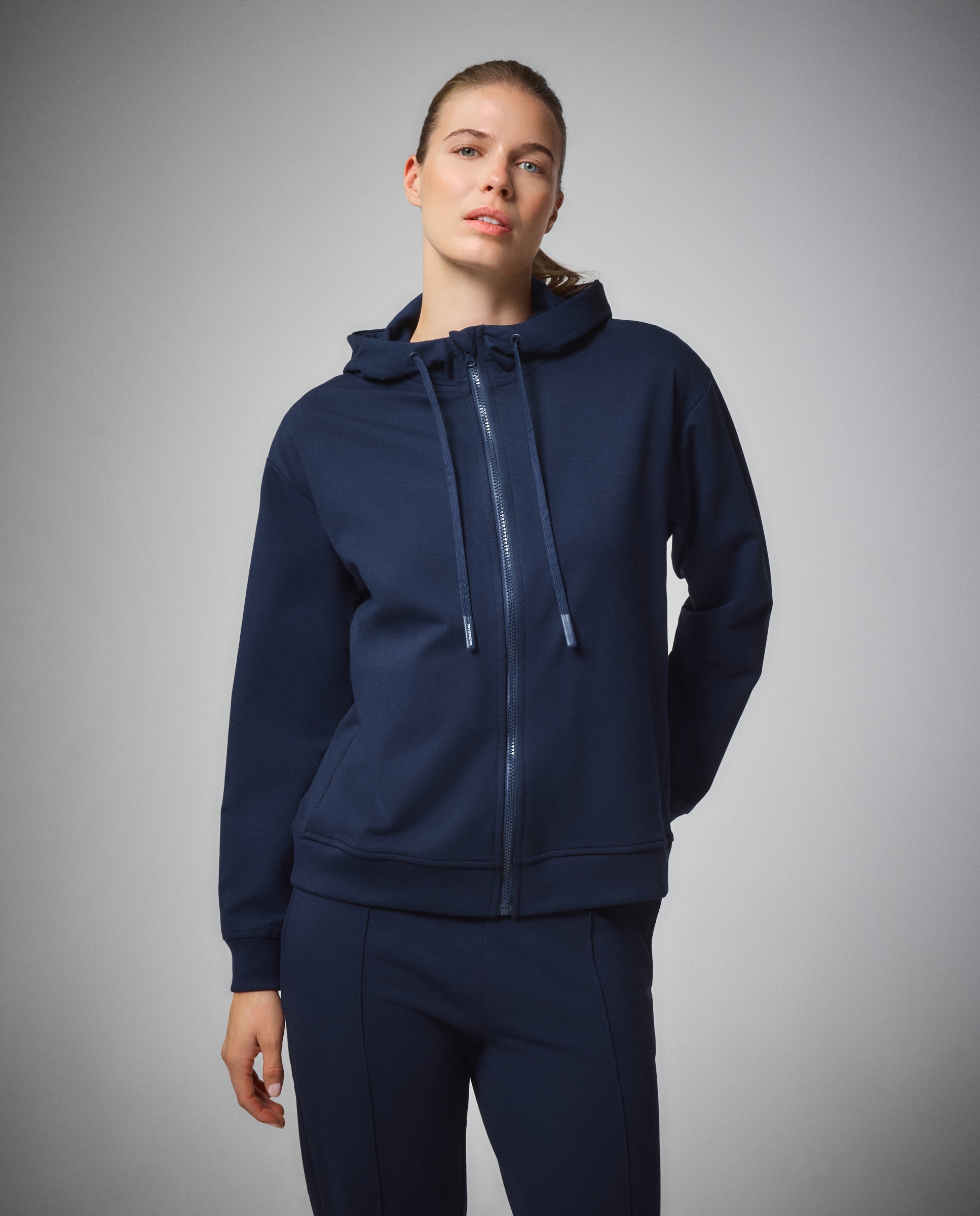 Imagem 0 de Sweatshirt Aberta com Capuz Sportcasual de Mulher