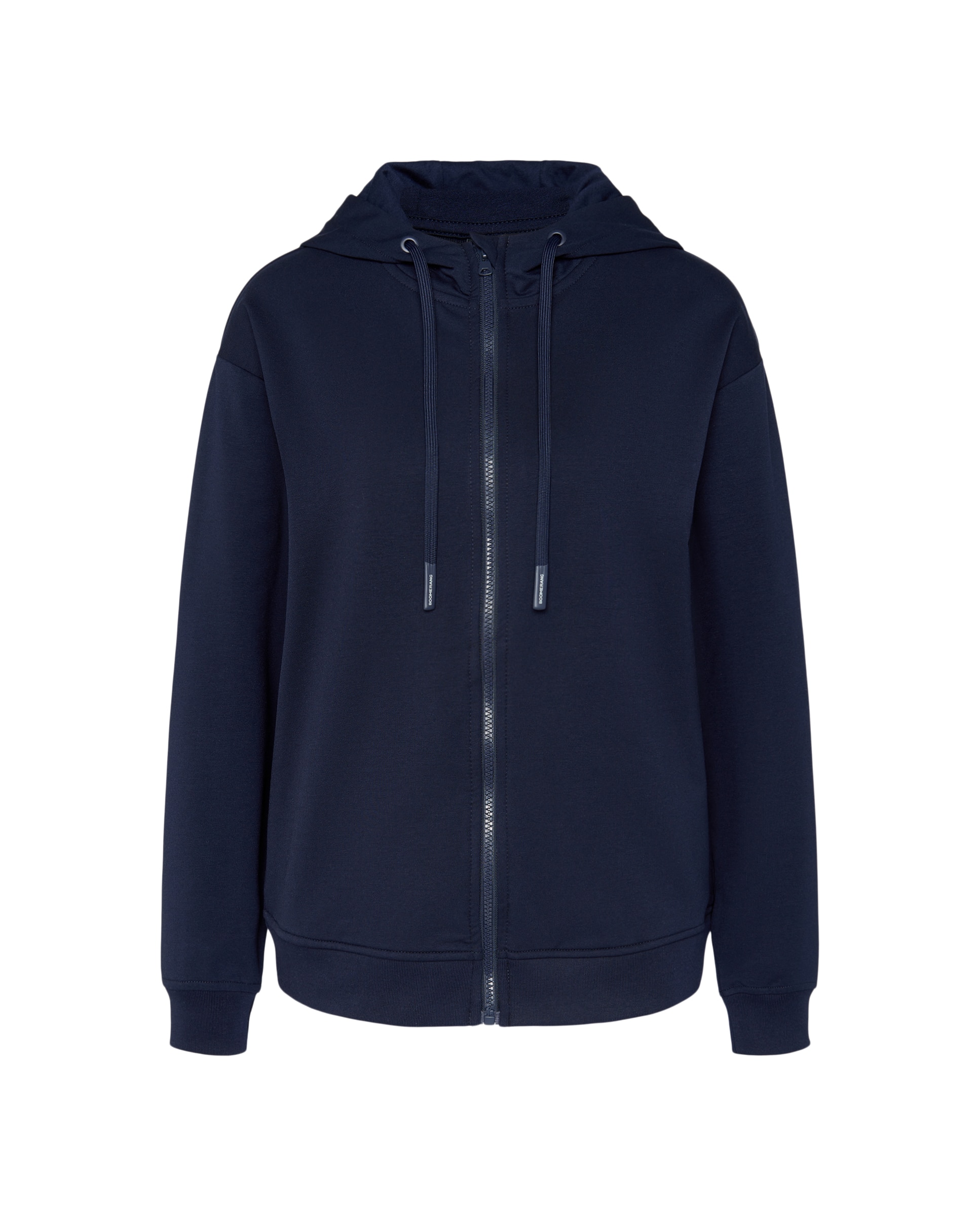 Sweatshirt Aberta com Capuz Sportcasual de Mulher Azul-marinho-5