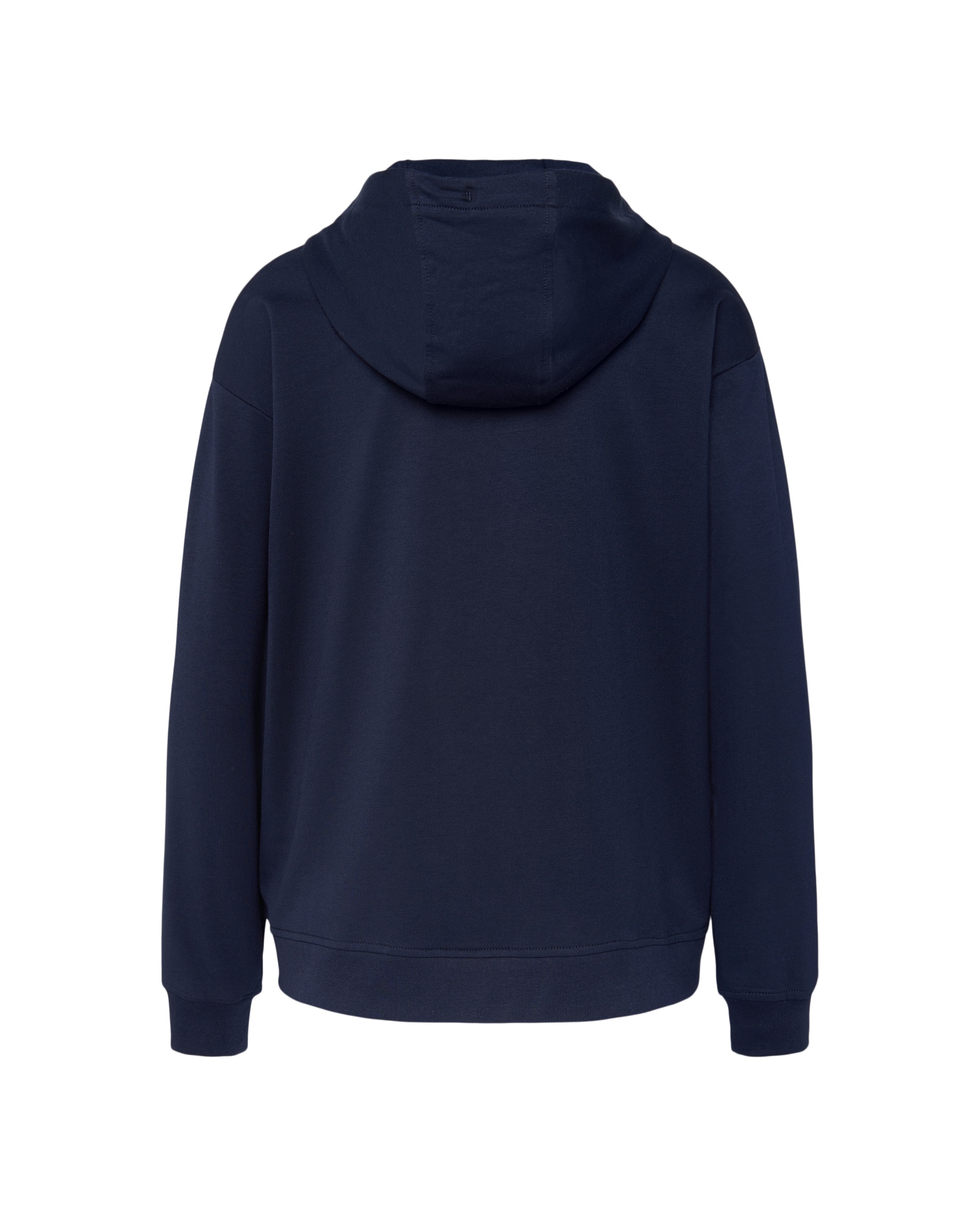 Sweatshirt Aberta com Capuz Sportcasual de Mulher Azul-marinho-6