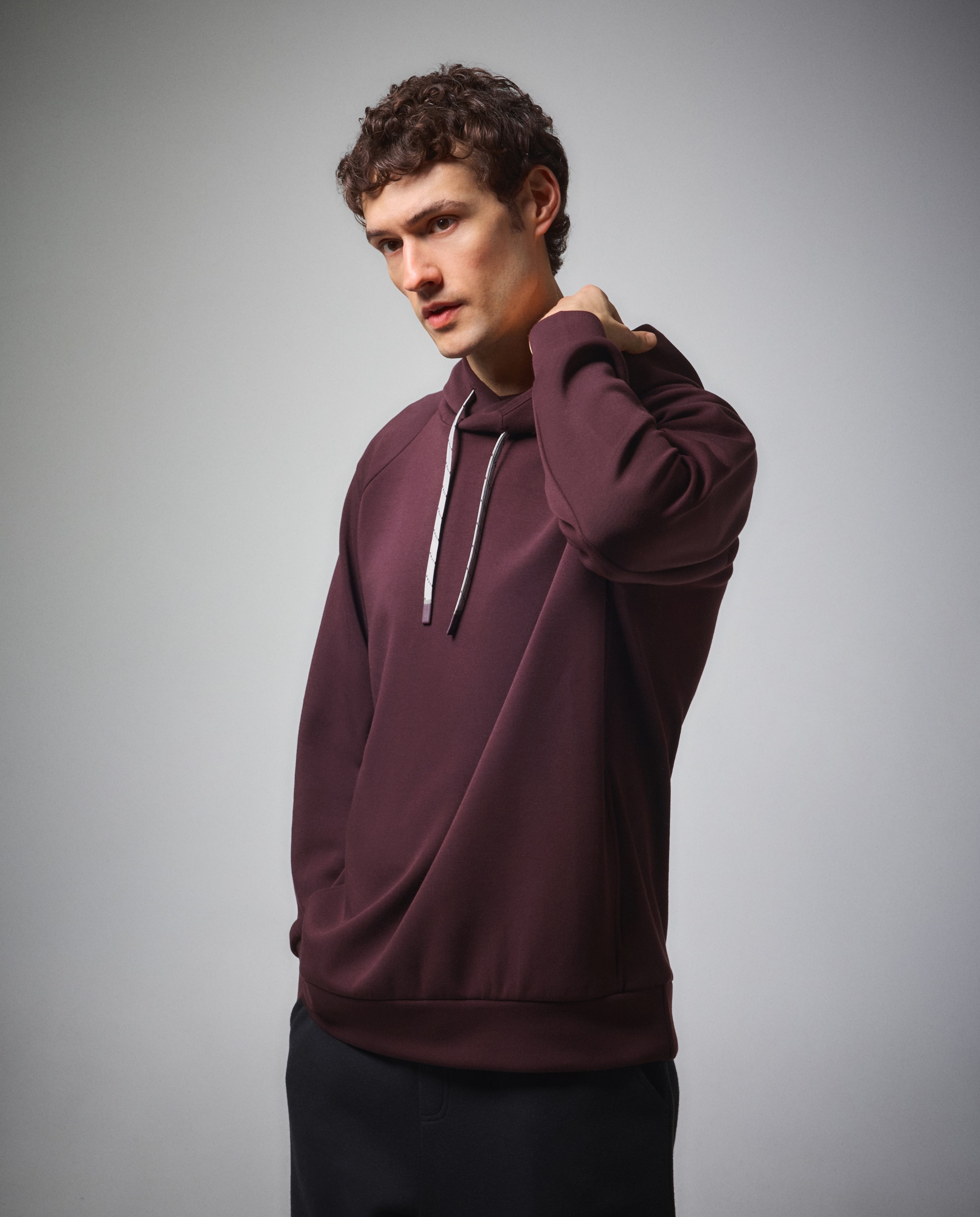 Imagem 0 de Sweatshirt de Modal com Capuz Sportcasual de Homem