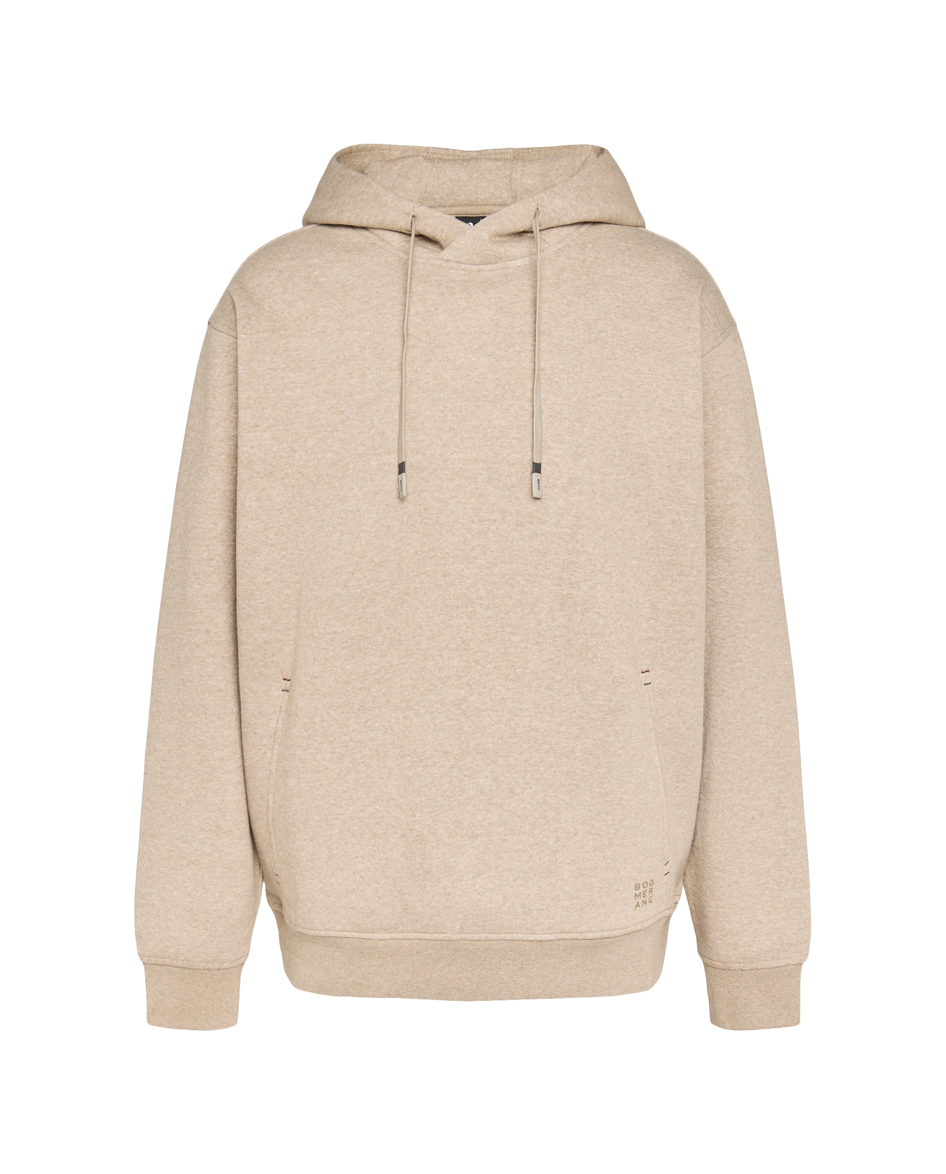 Sudadera cálida con capucha de sportcasual para hombre Boomerang - Beige Beige-5