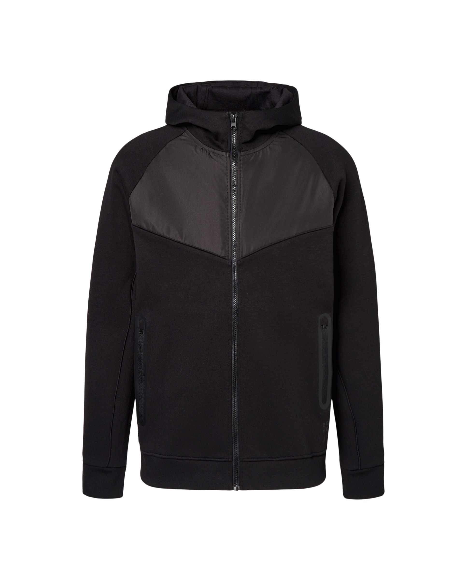 Sudadera abierta con capucha de Sportcasual para hombre Boomerang - Negro Negro-5