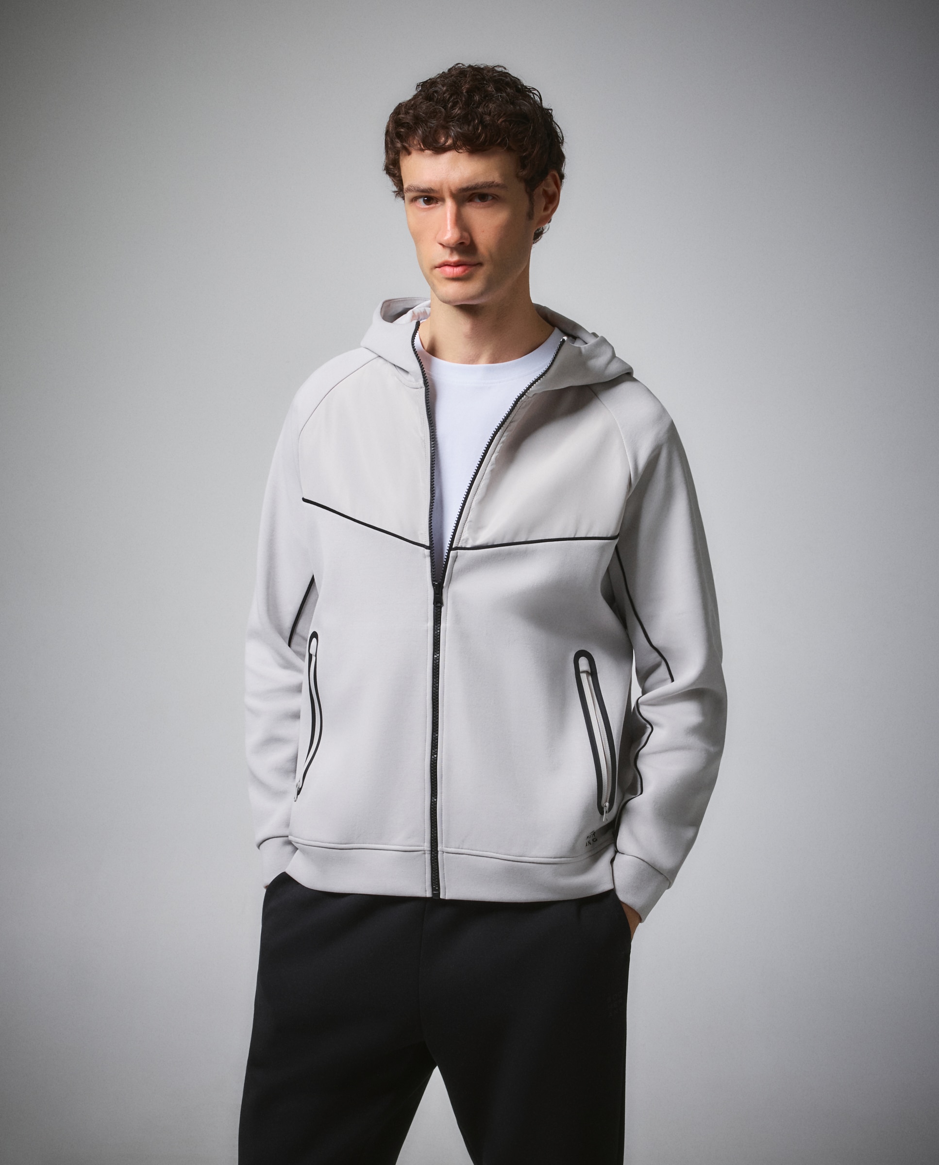 Imagem 0 de Sweatshirt Aberta com Capuz Sportcasual de Homem