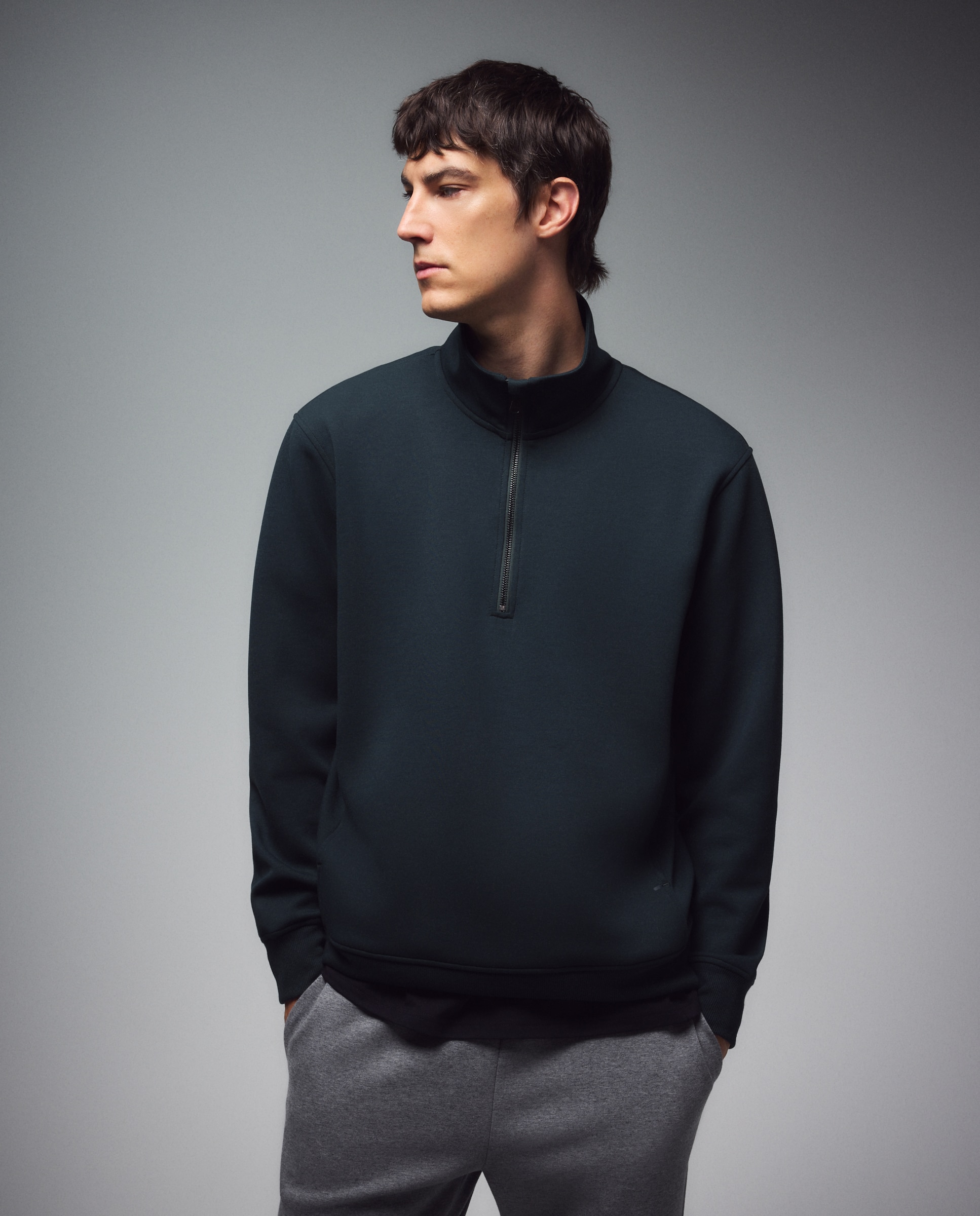 Imagem 0 de Sweatshirt de Viscose 1/2 Zip Sportcasual de Homem
