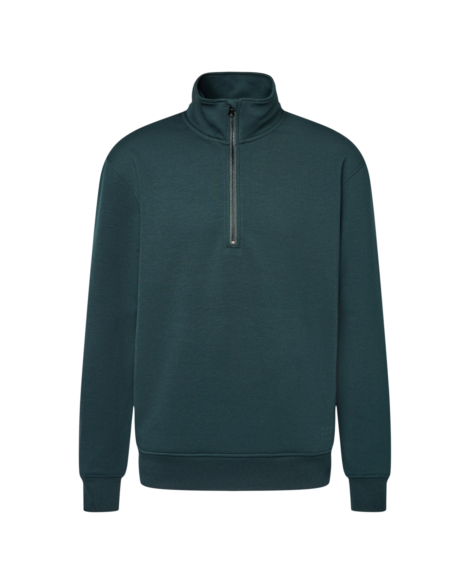 Sudadera de viscosa 1/2 zip de Sportcasual para hombre Boomerang - Verde billar Verde billar-4