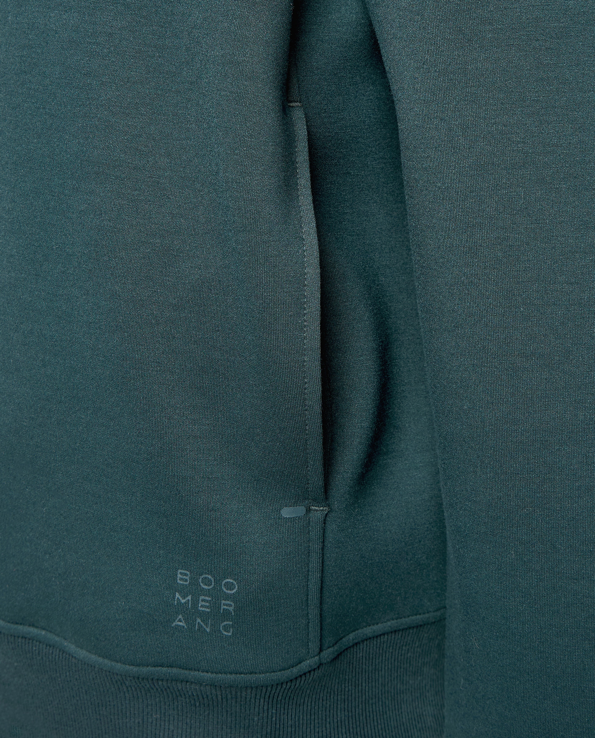 Sudadera de viscosa 1/2 zip de Sportcasual para hombre Boomerang - Verde billar Verde billar-6