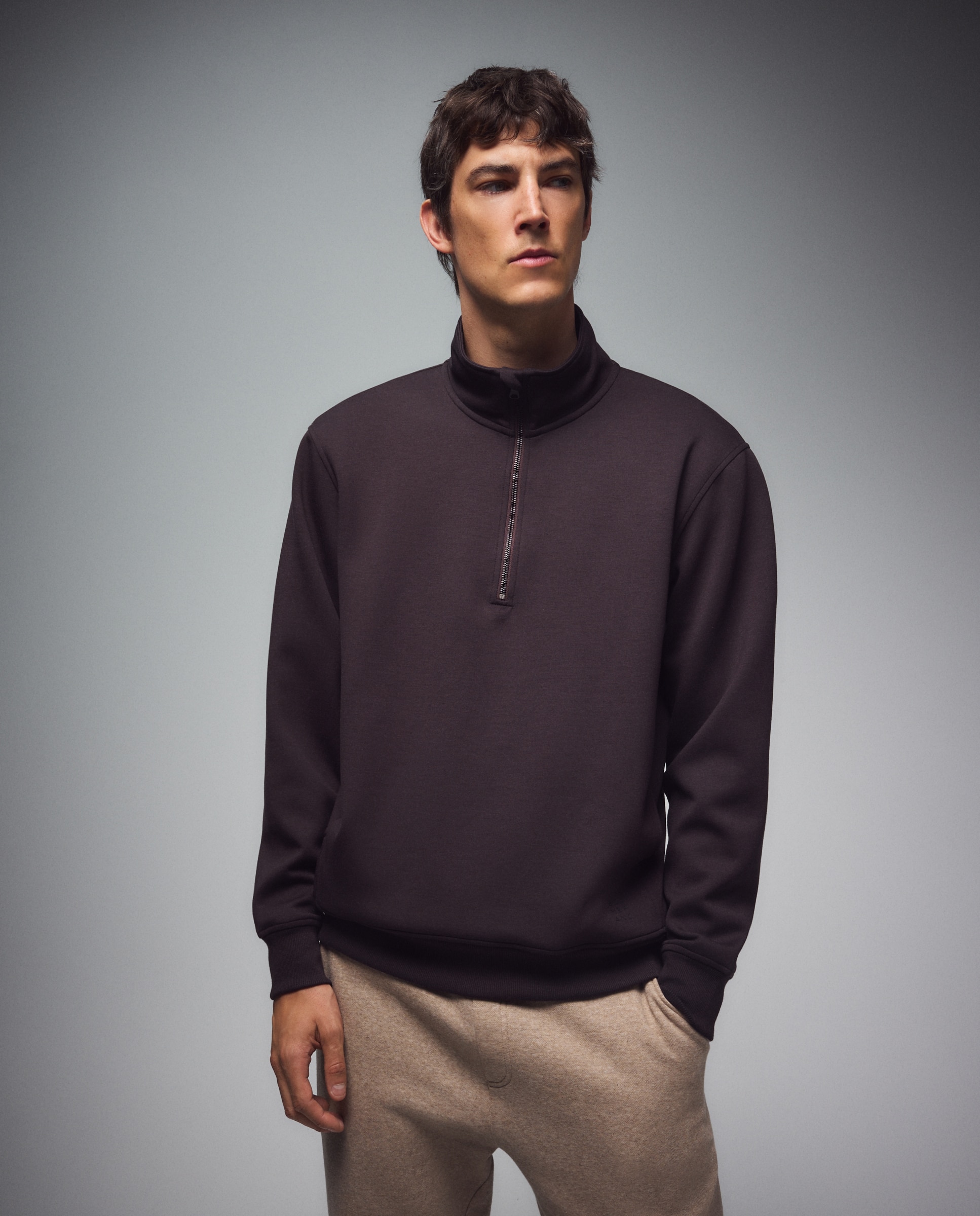 Imagem 0 de Sweatshirt de Viscose 1/2 Zip Sportcasual de Homem