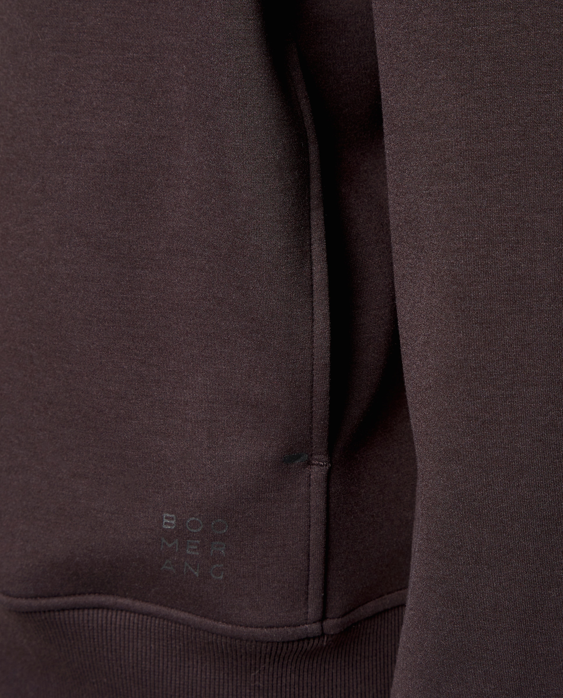 Sweatshirt de Viscose 1/2 Zip Sportcasual de Homem Castanho-6