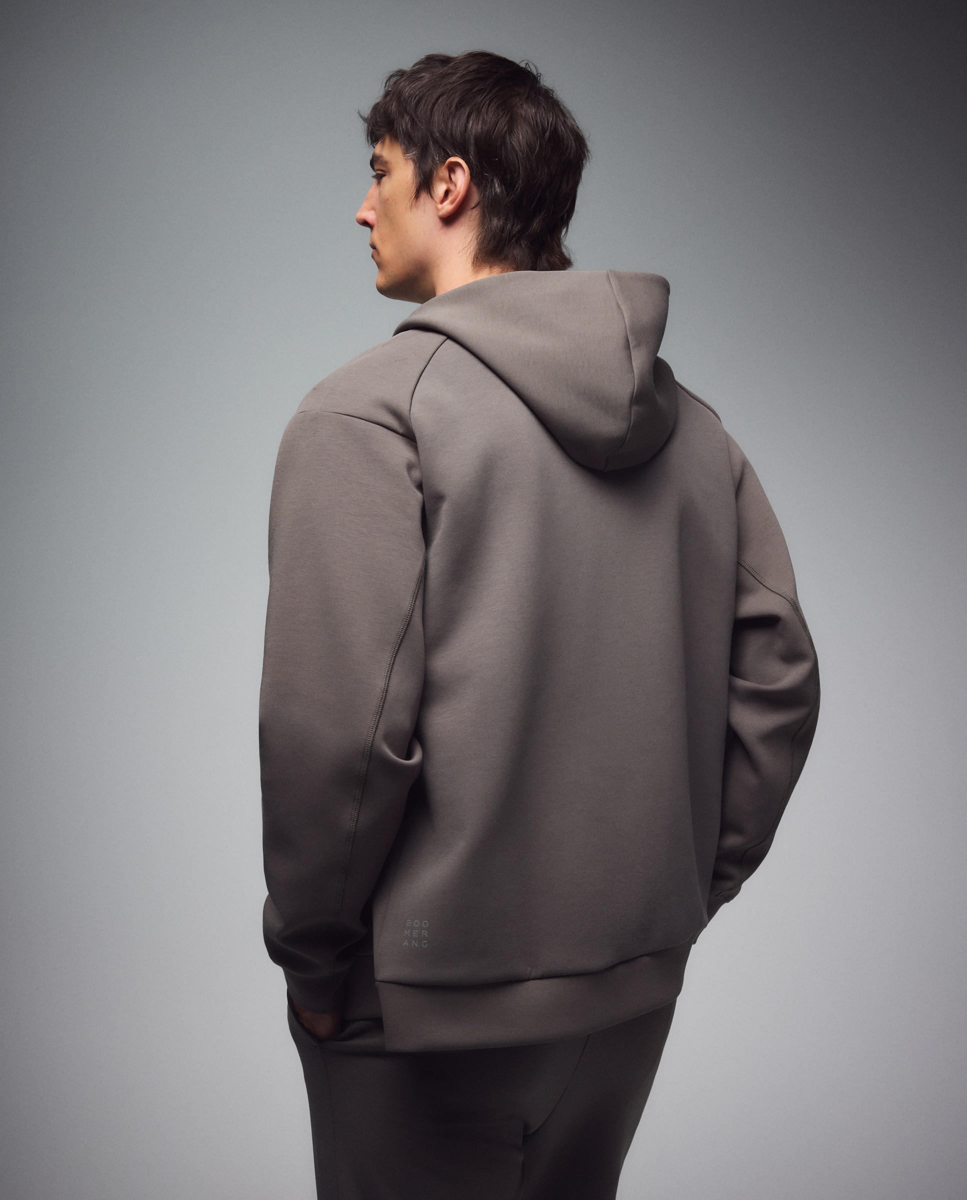 Sweatshirt Aberta com Capuz Sportcasual de Homem 510 Verde Claro-3