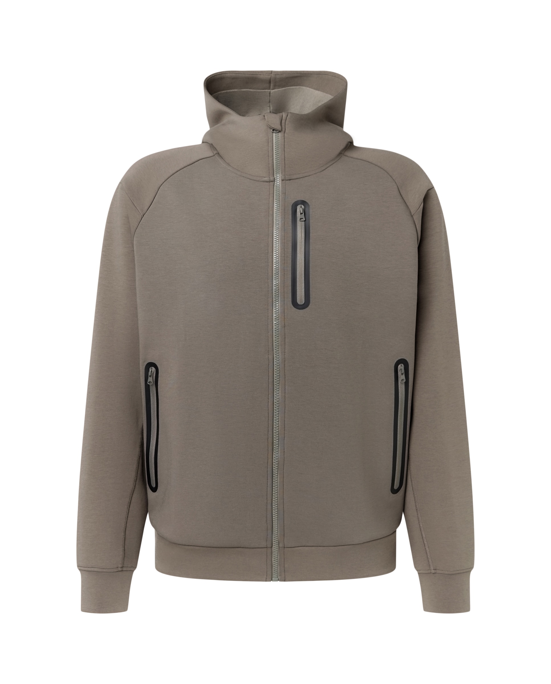 Sweatshirt Aberta com Capuz Sportcasual de Homem 510 Verde Claro-4