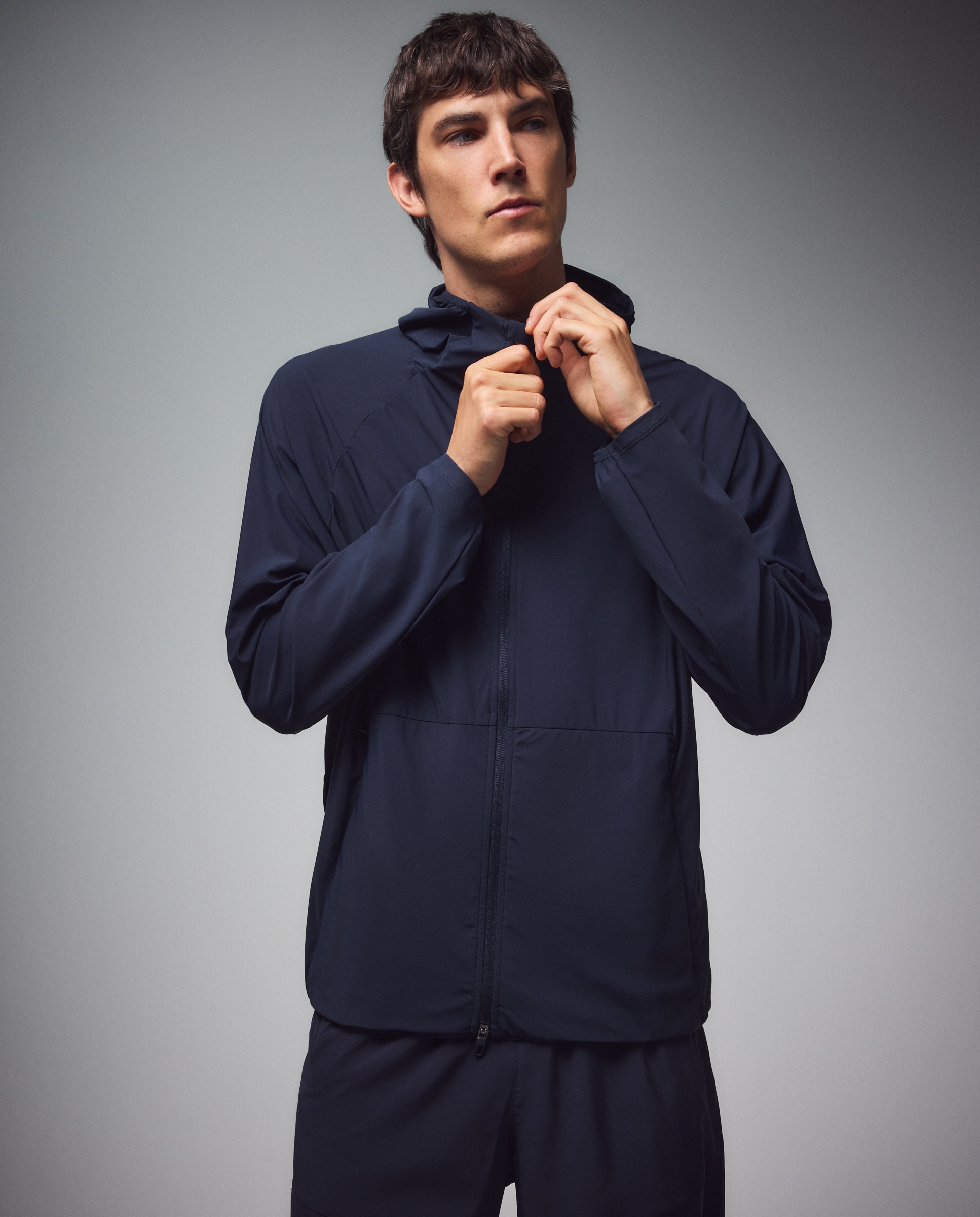 Chaqueta con capucha de training de hombre Boomerang - Azul tinta Azul tinta-1