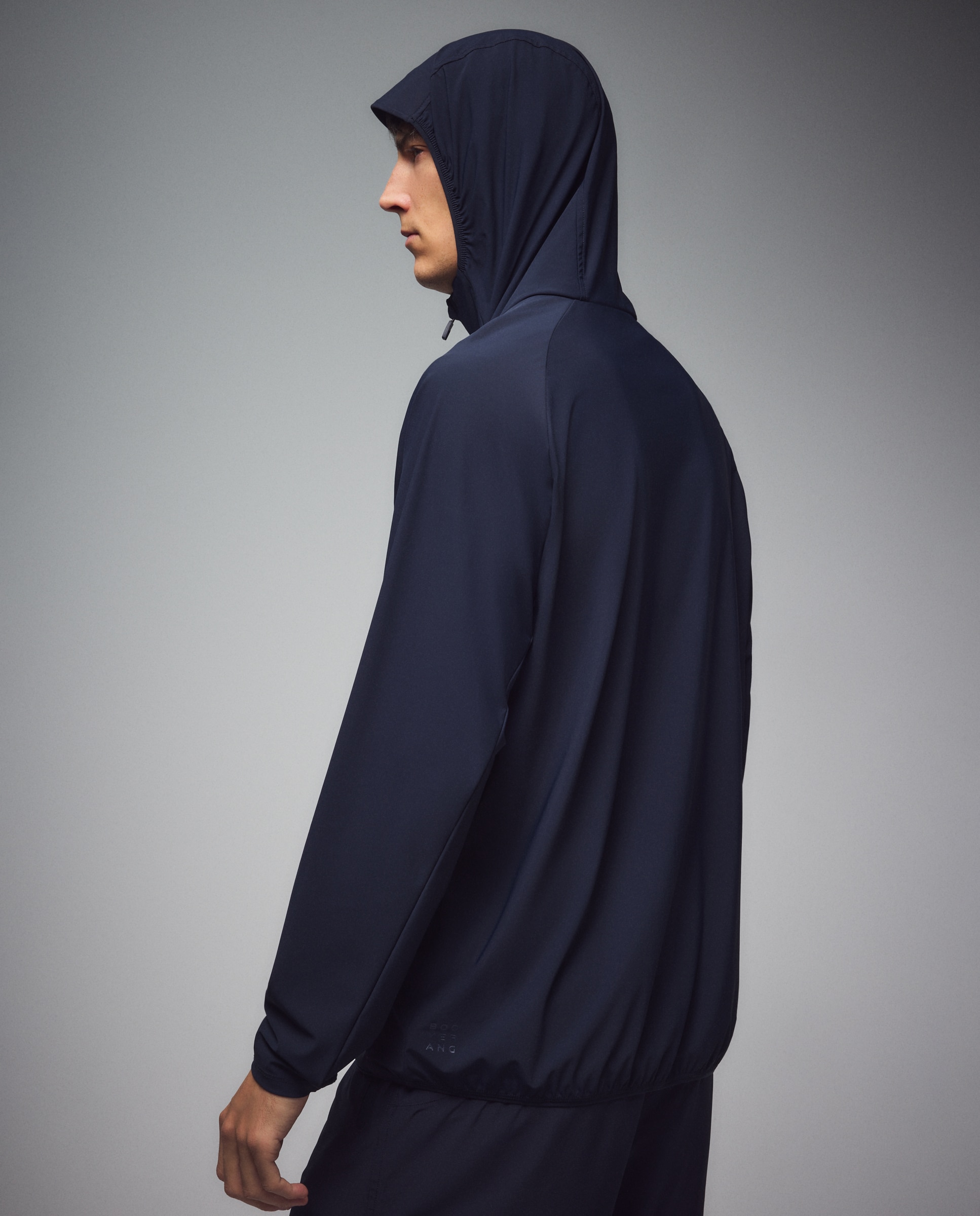Chaqueta con capucha de training de hombre Boomerang - Azul tinta Azul tinta-3