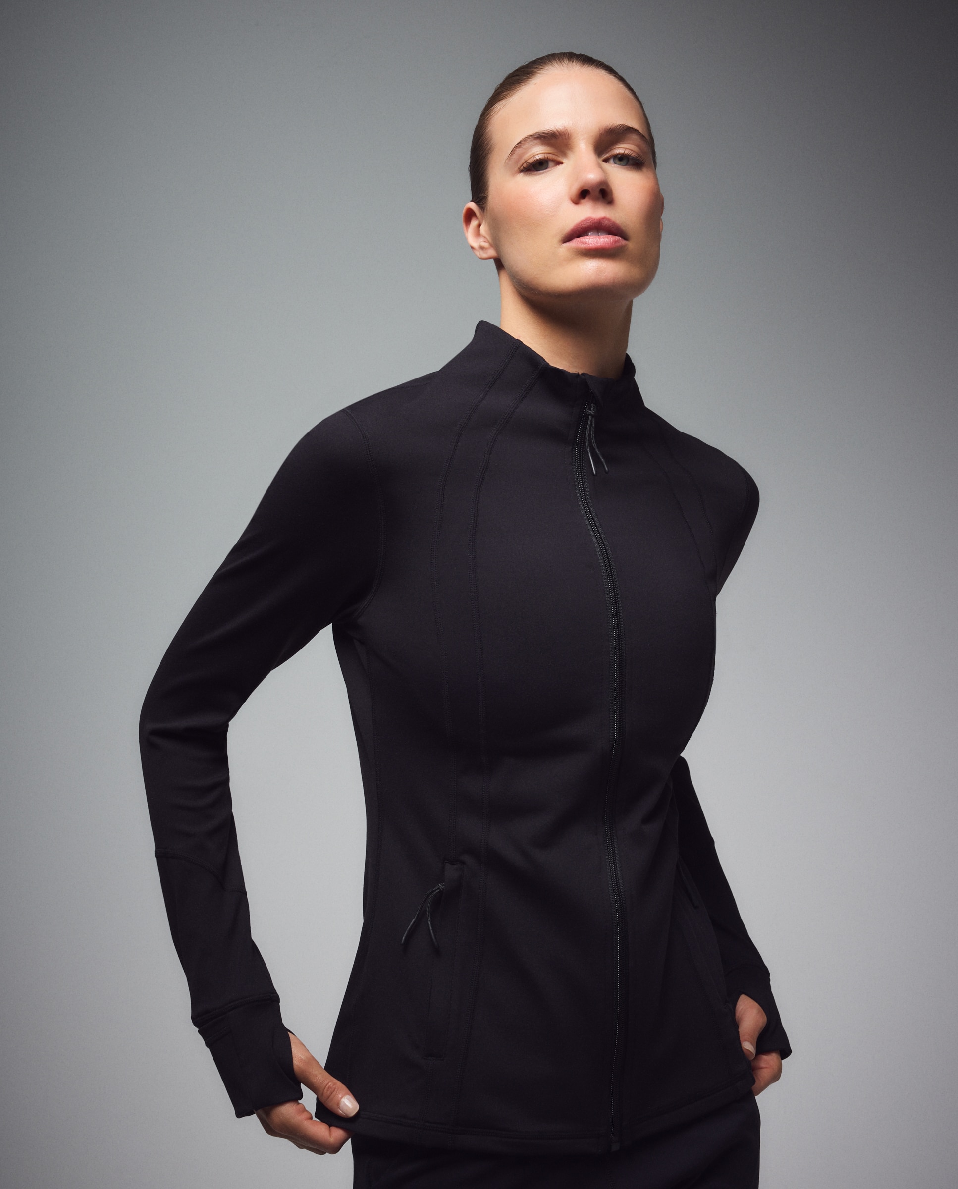 Chaqueta de training de mujer Boomerang - Negro Negro-1