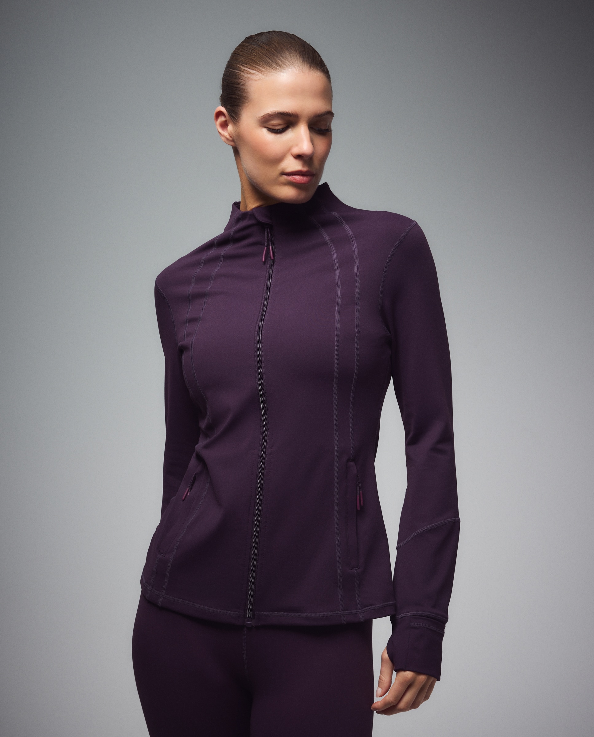 Chaqueta de training de mujer Boomerang - 291 Berenjena 291 Berenjena-1