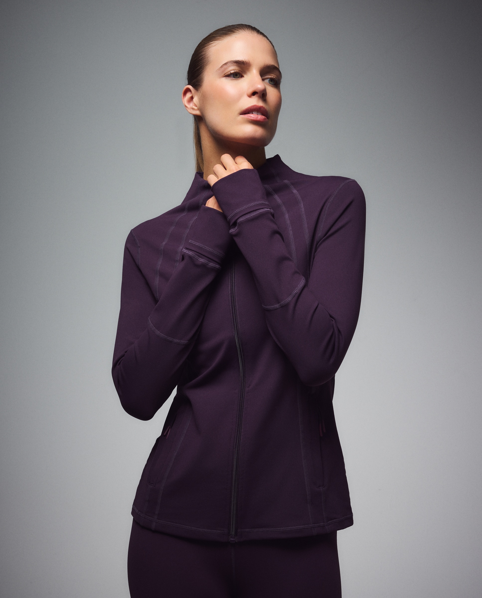 Chaqueta de training de mujer Boomerang - 291 Berenjena 291 Berenjena-4