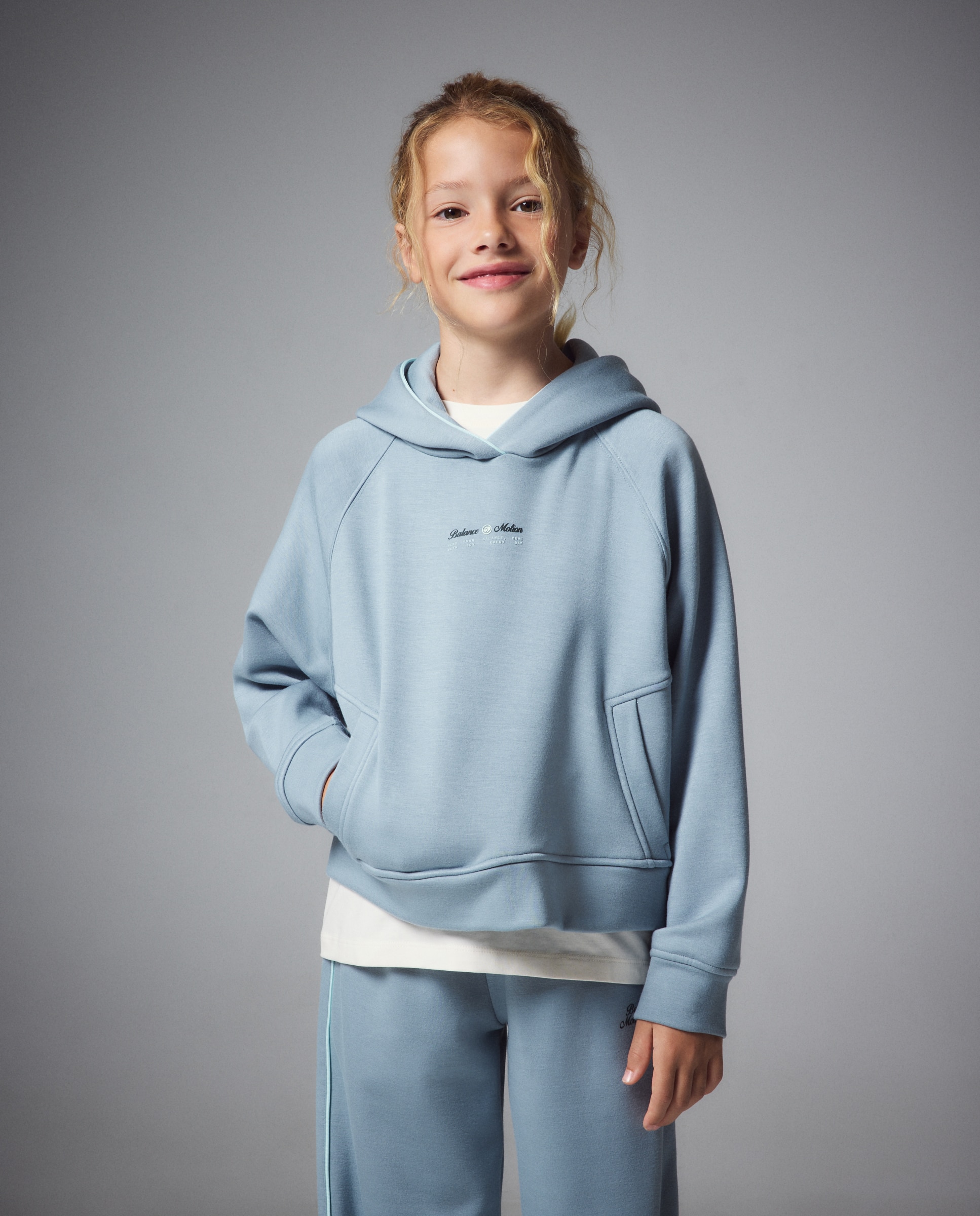 Imagem 0 de Sweatshirt de Modal Quente com Capuz Sportcasual de Menina