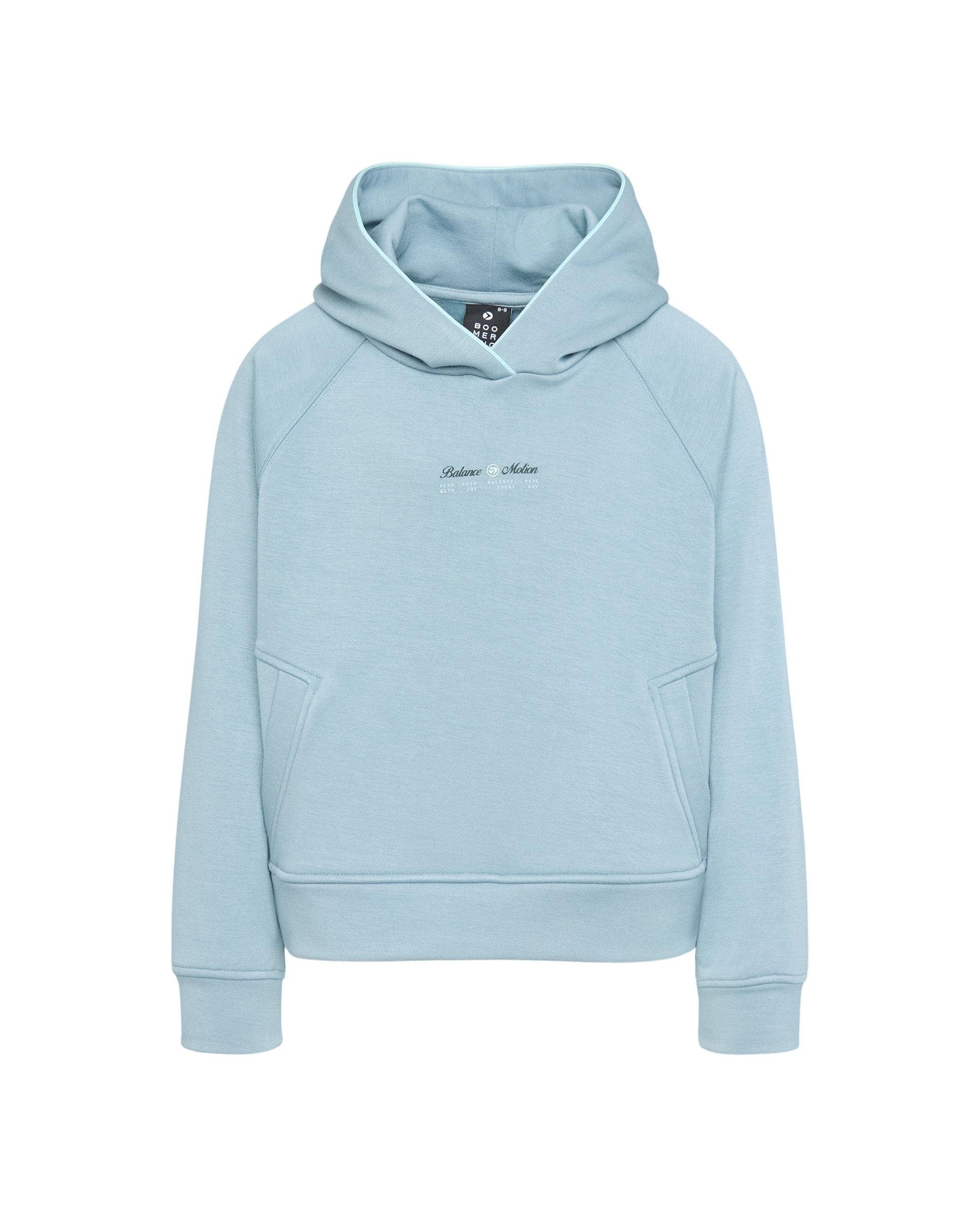 Sweatshirt de Modal Quente com Capuz Sportcasual de Menina Anil-4