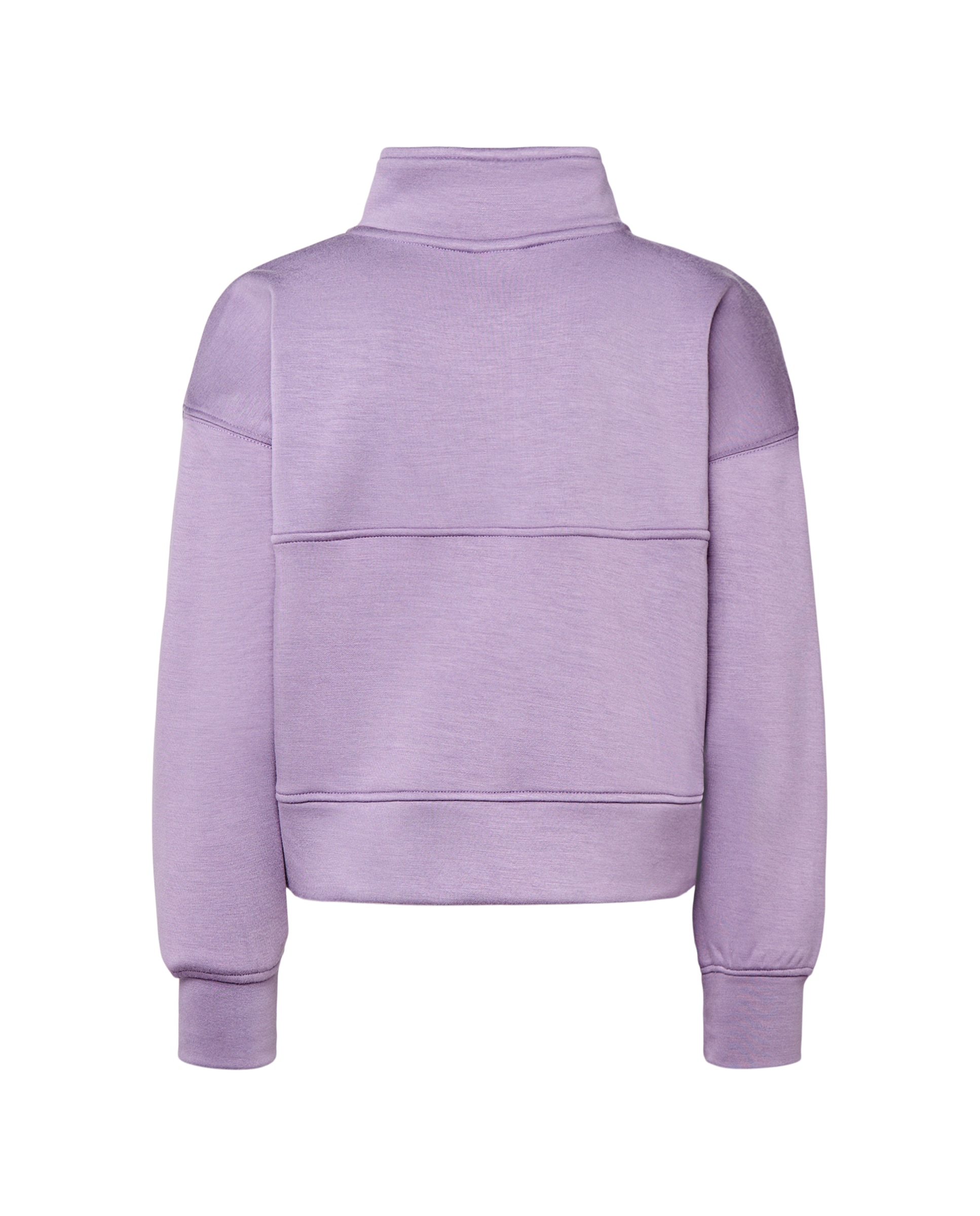 Sweatshirt de Modal Quente de 1/2 Fecho de Correr Sportcasual de Menina 282 Malva-5
