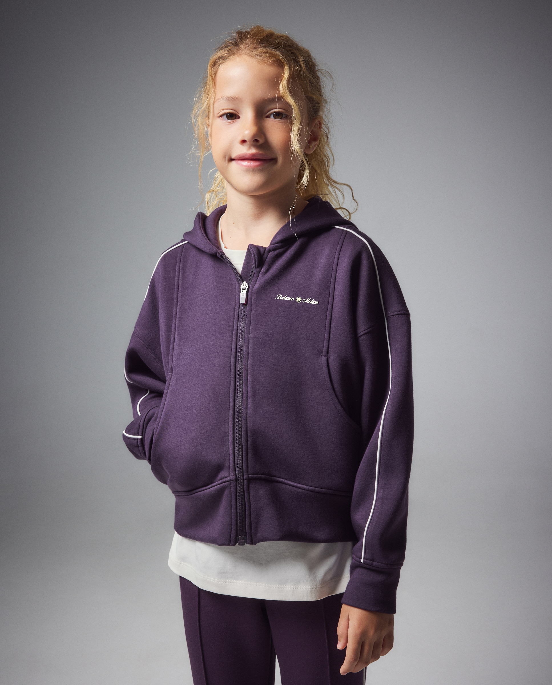 Imagem 0 de Sweatshirt de Modal Quente com Capuz Sportcasual de Menina