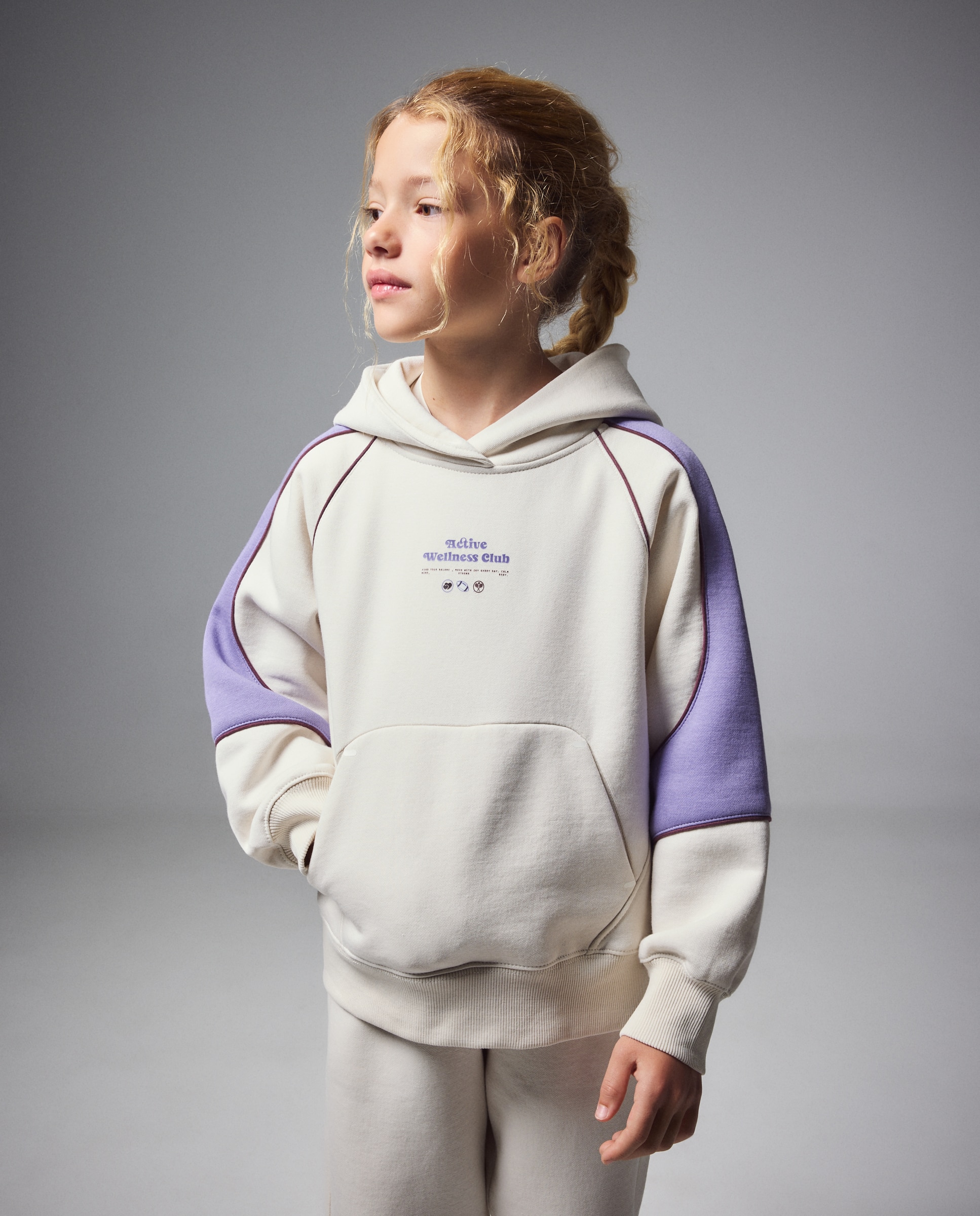 Imagem 0 de Sweatshirt Quente Sportcasual de Menina com Capuz