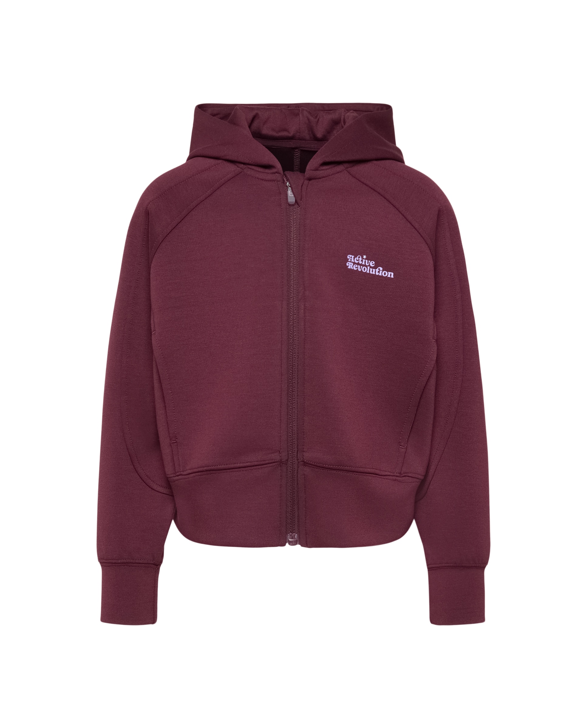 Sudadera de viscosa con capucha Sportcasual de niña Boomerang - Burdeos Burdeos-4