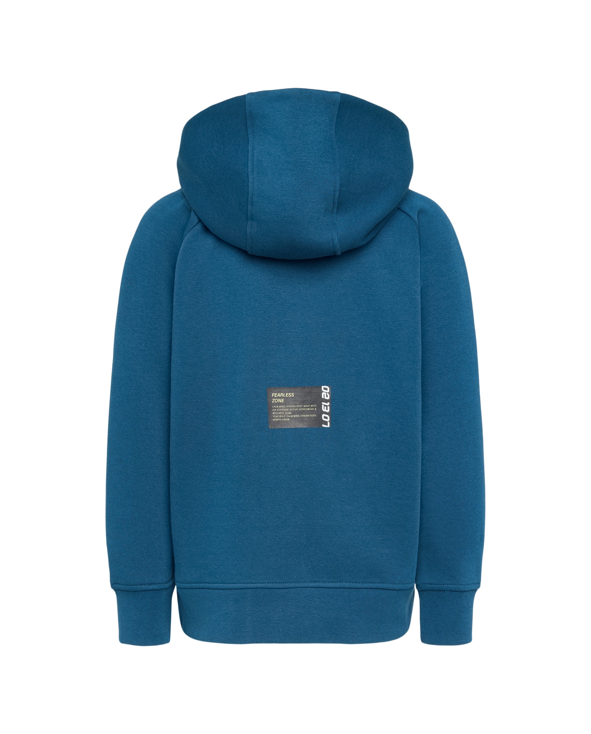 Sweatshirt Quente com Capuz Sportcasual de Menino Azul Tinta-2