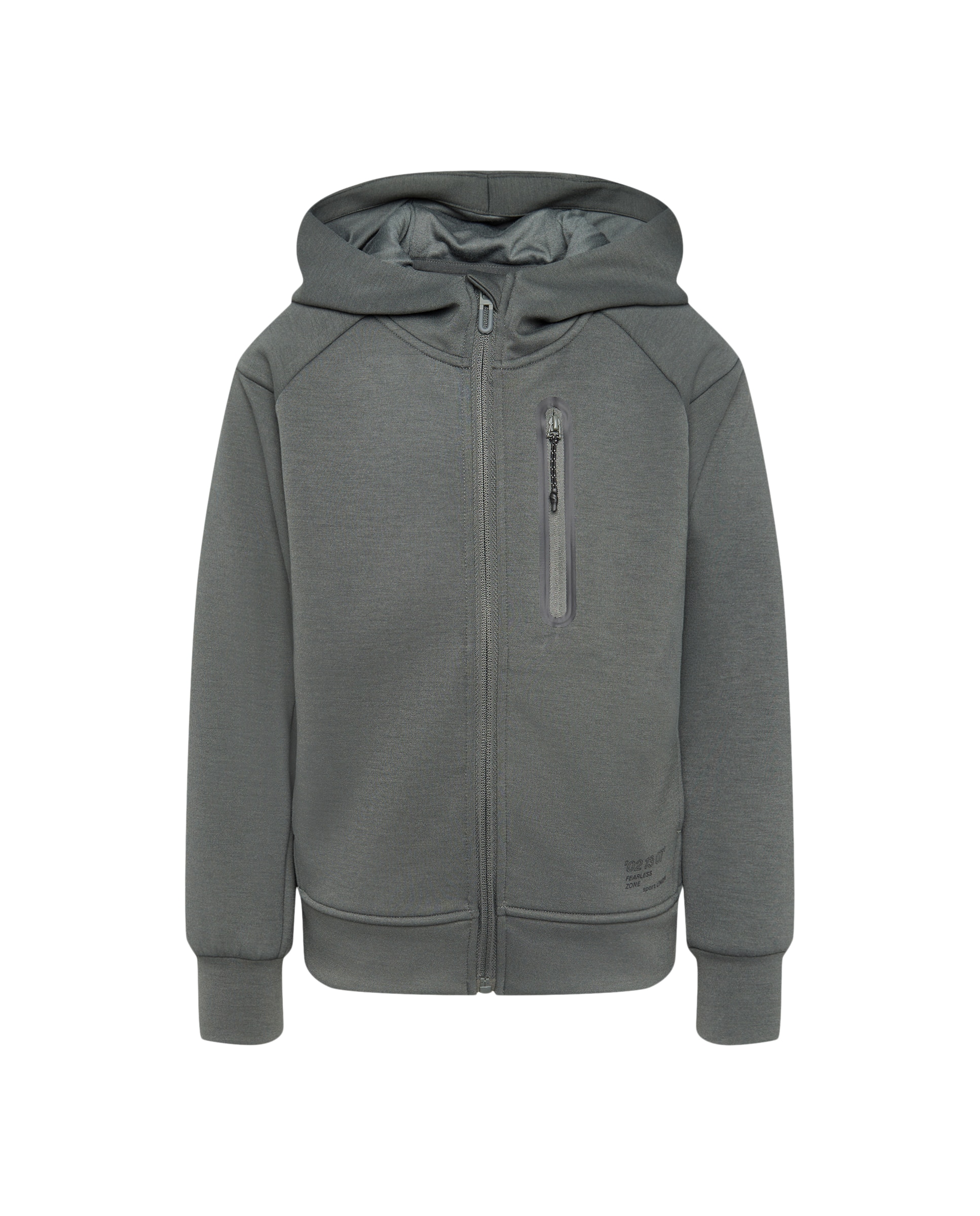 Sudadera abierta con capucha de viscosa Sportcasual de niño Boomerang - Verde Verde-4