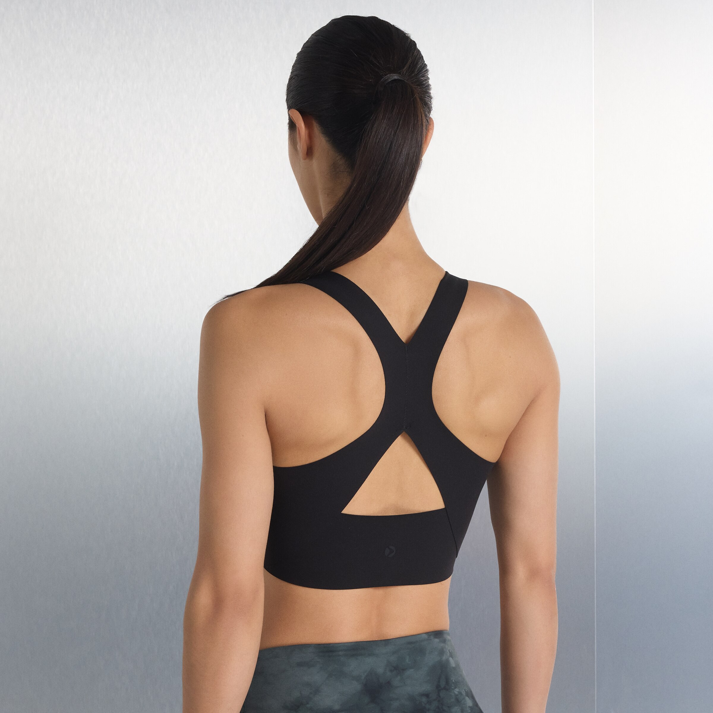 Top de Training de Mulher Preto-3