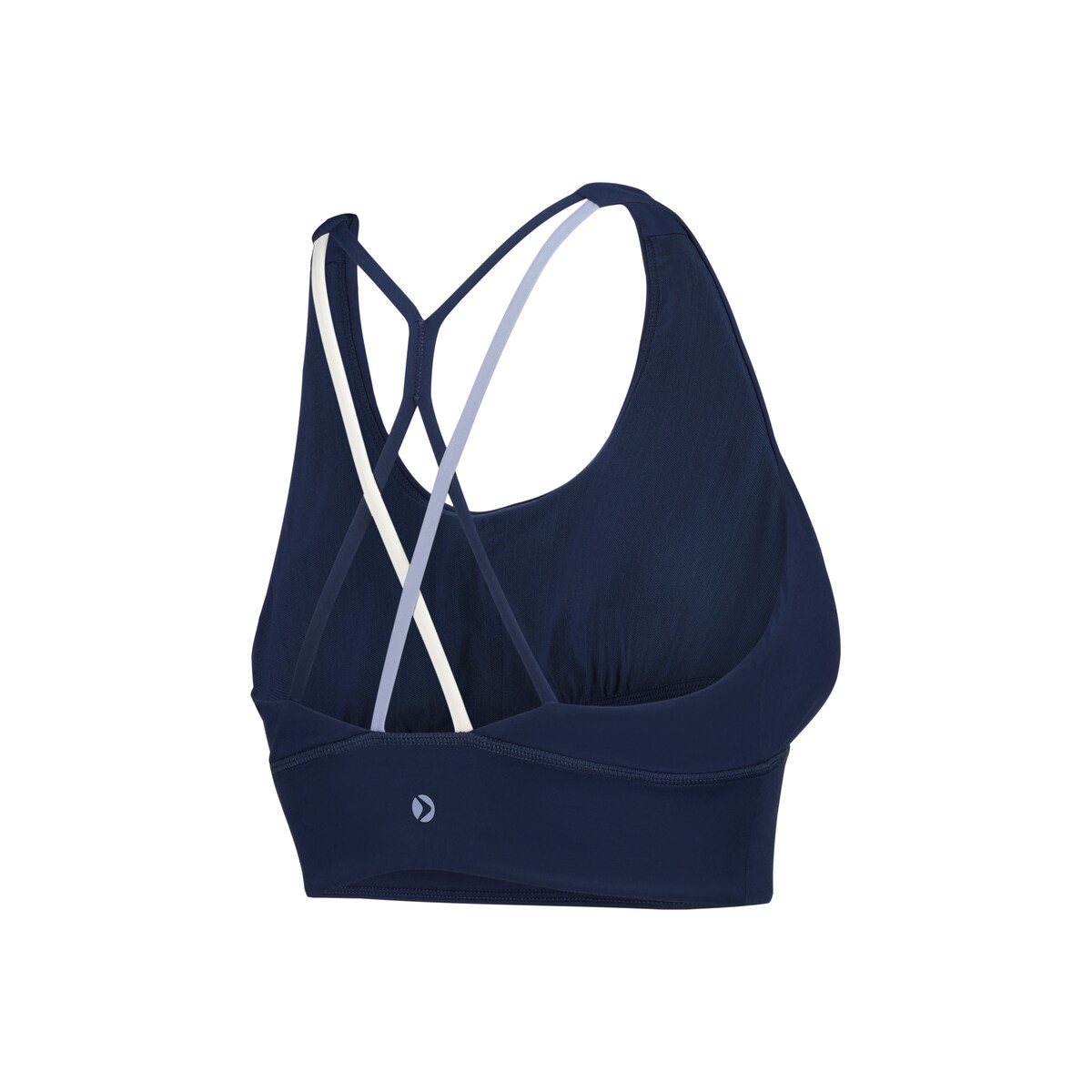 Top de Yoga de Mulher Azul-5