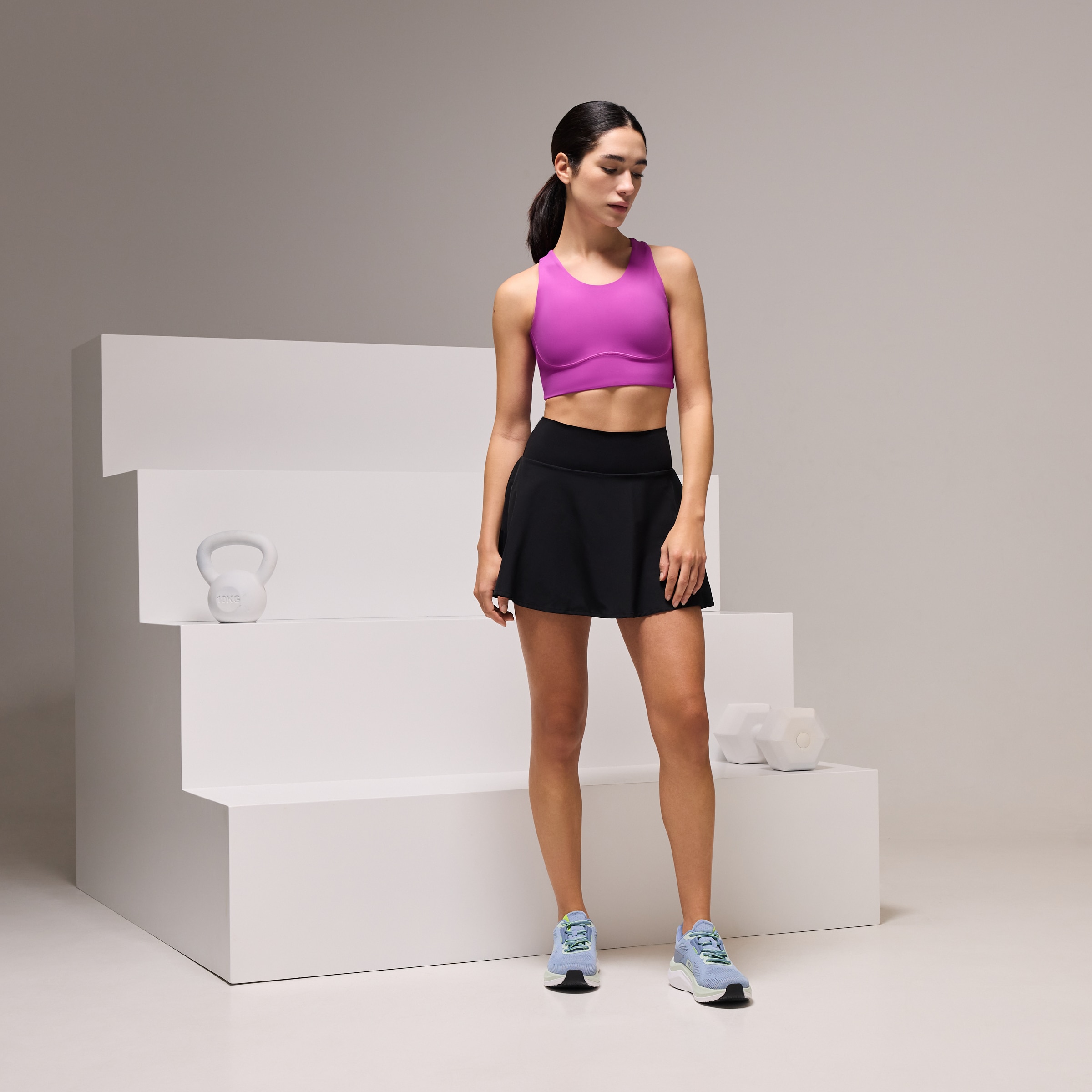 Top de Training de Mulher Ameixa-2
